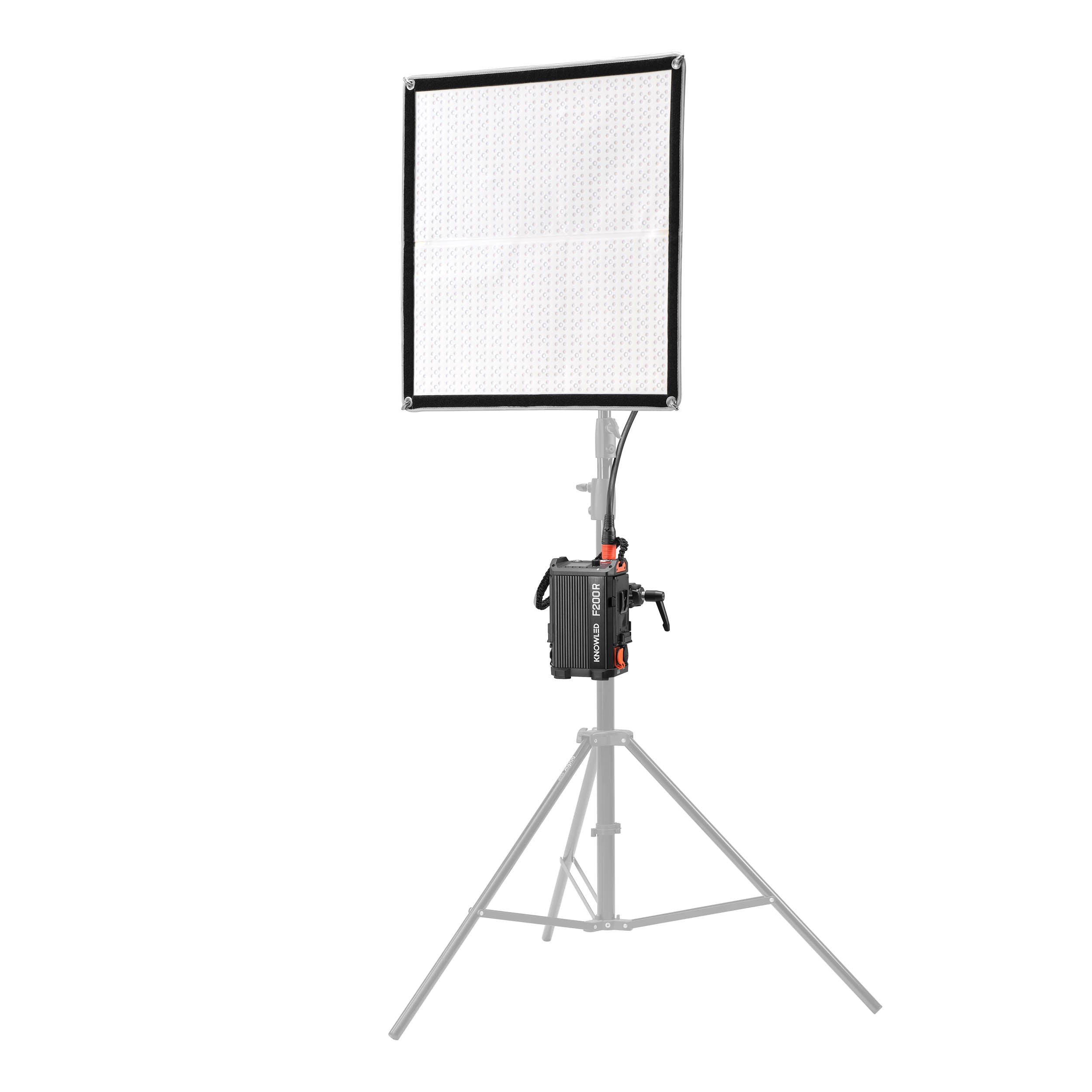 KNOWLED F200R K2 2x2 Feet IP54 Waterproof Flexible RGB LED Panel with Softbox Kit - Professional Cine Lighting for Photography, Videography & Studio Use