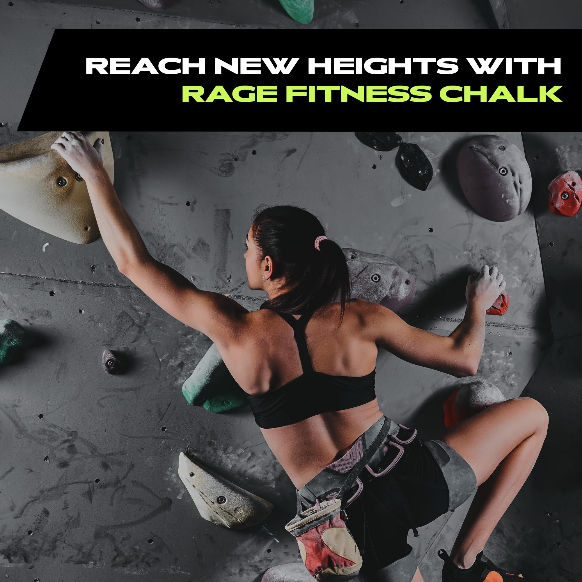 Gym Chalk | Premium Magnesium Carbonate Athletic Chalk for Superior Grip - Ideal for Weightlifting, Gymnastics, Rock Climbing & CrossFit Workouts
