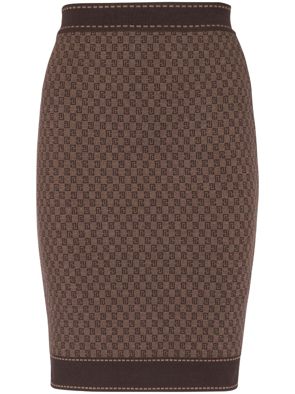 Balmain Women's Brown Skirts | High Waist A-Line Mini Skirt | Fashionable & Elegant for Party, Office & Night Out
