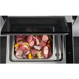 AEG PrecisionVac Vacuum Drawer - Matte Black Stainless Steel | Compact Under-Counter Vacuum Sealer for Food Preservation | Perfect for Kitchens, Restaurants & Meal Prep