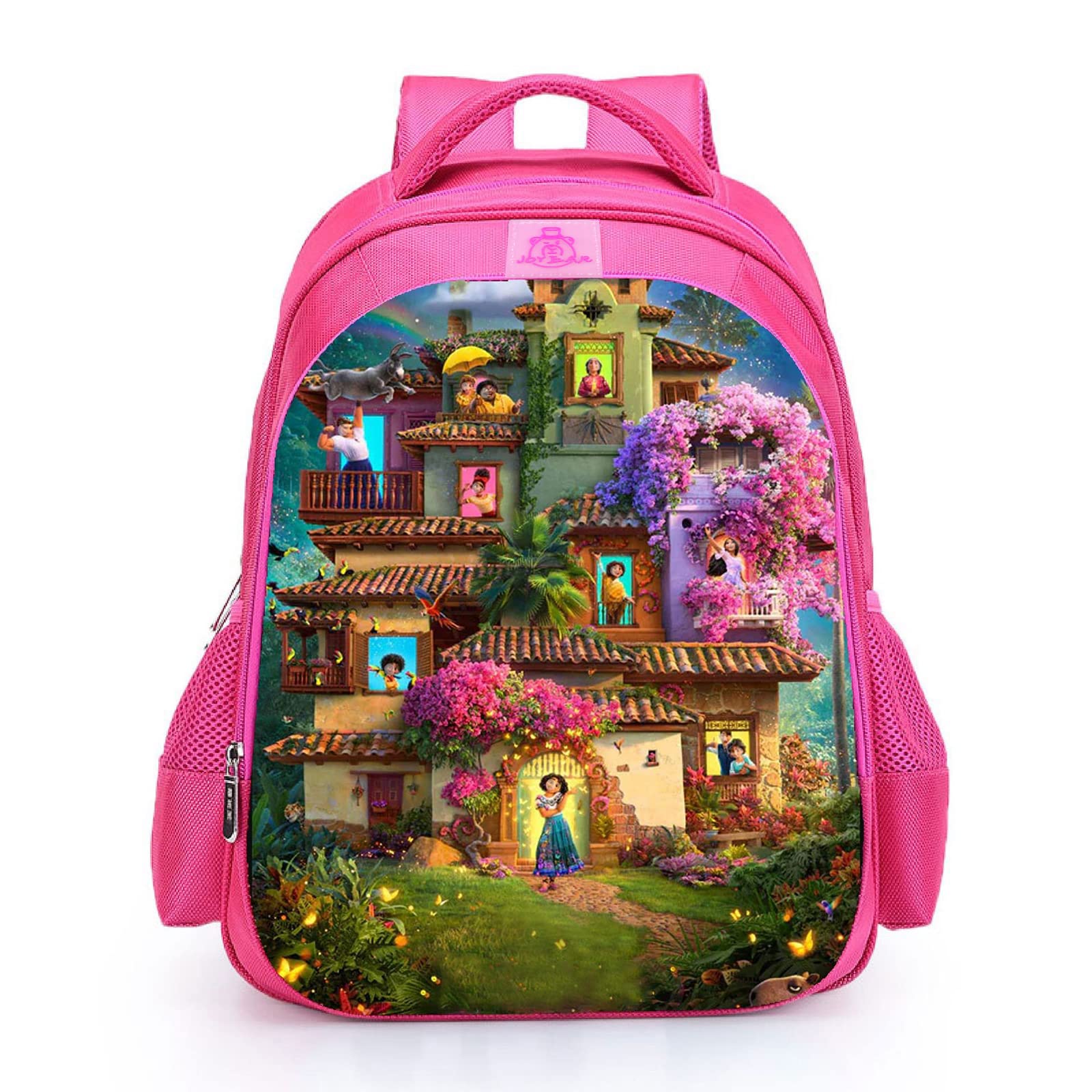 Cute Cartoon School Backpack for Girls & Boys - Pink Kids Travel Bag for School, College, Outdoor Activities & Daily Use