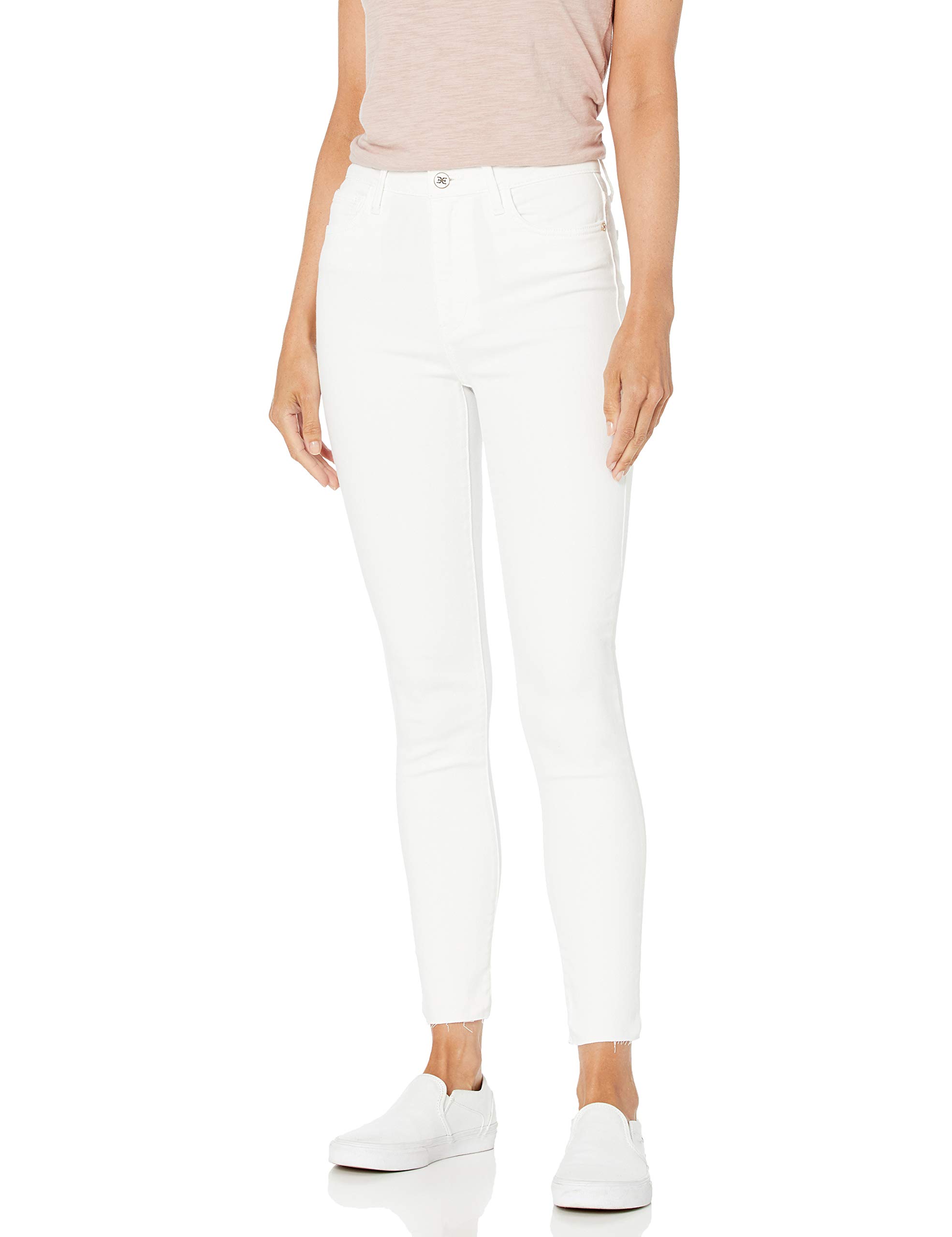 Sam Edelman Women's High Rise Ankle Jeans with Stiletto Fit | Slimming Stretch Denim for Comfort & Style | Perfect for Work, Date Night & Casual Outings