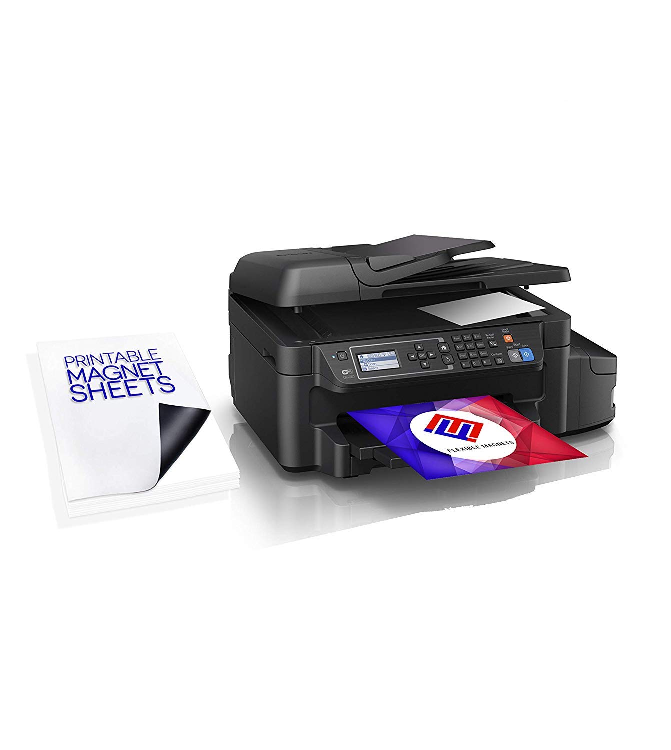 Premium Printable Magnetic Paper Sheets for Inkjet Printers - 8.5