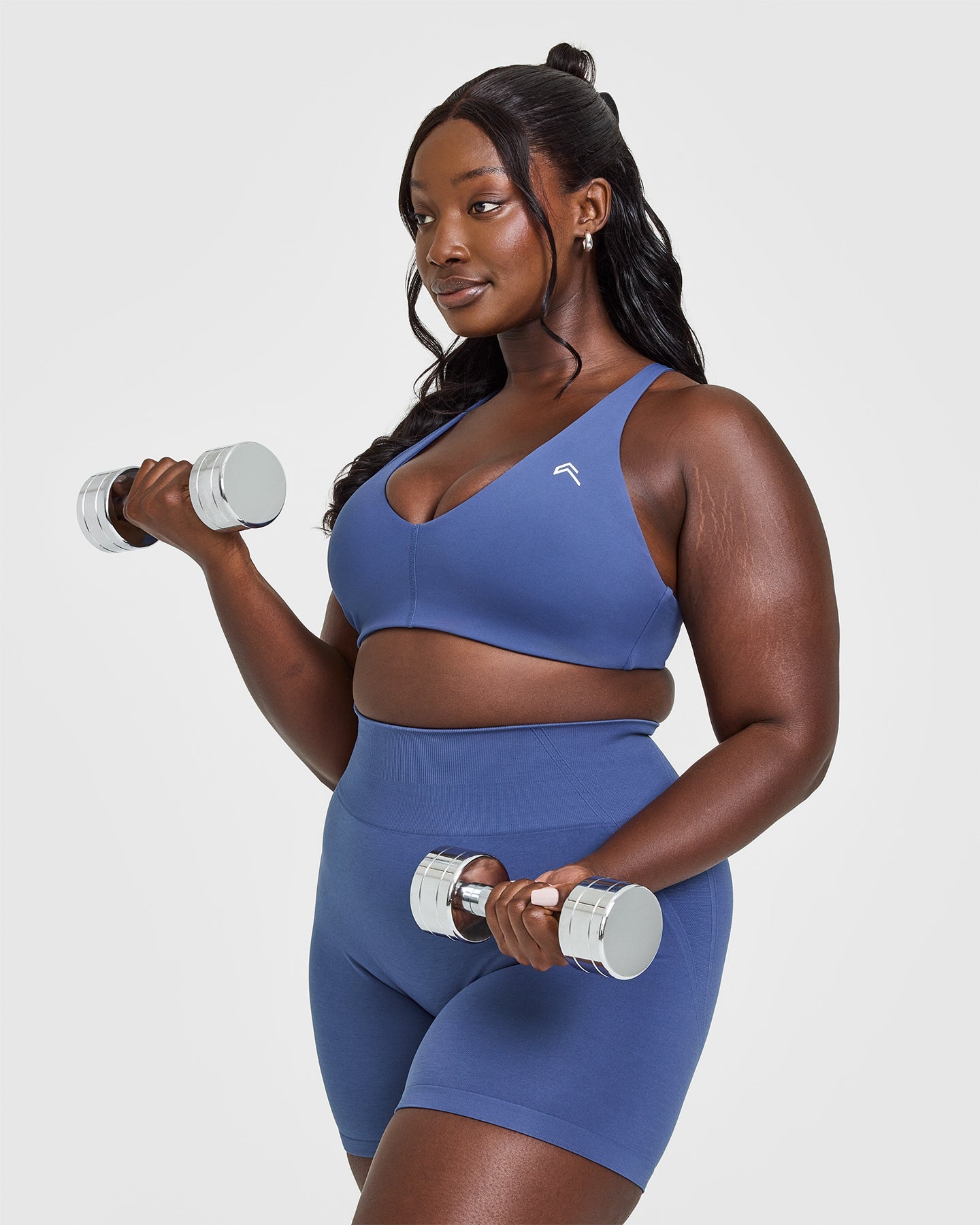 Seamless Micro Bralette for Women - Shadow Blue | Comfortable Wireless Bra for Yoga, Lounge & Everyday Wear