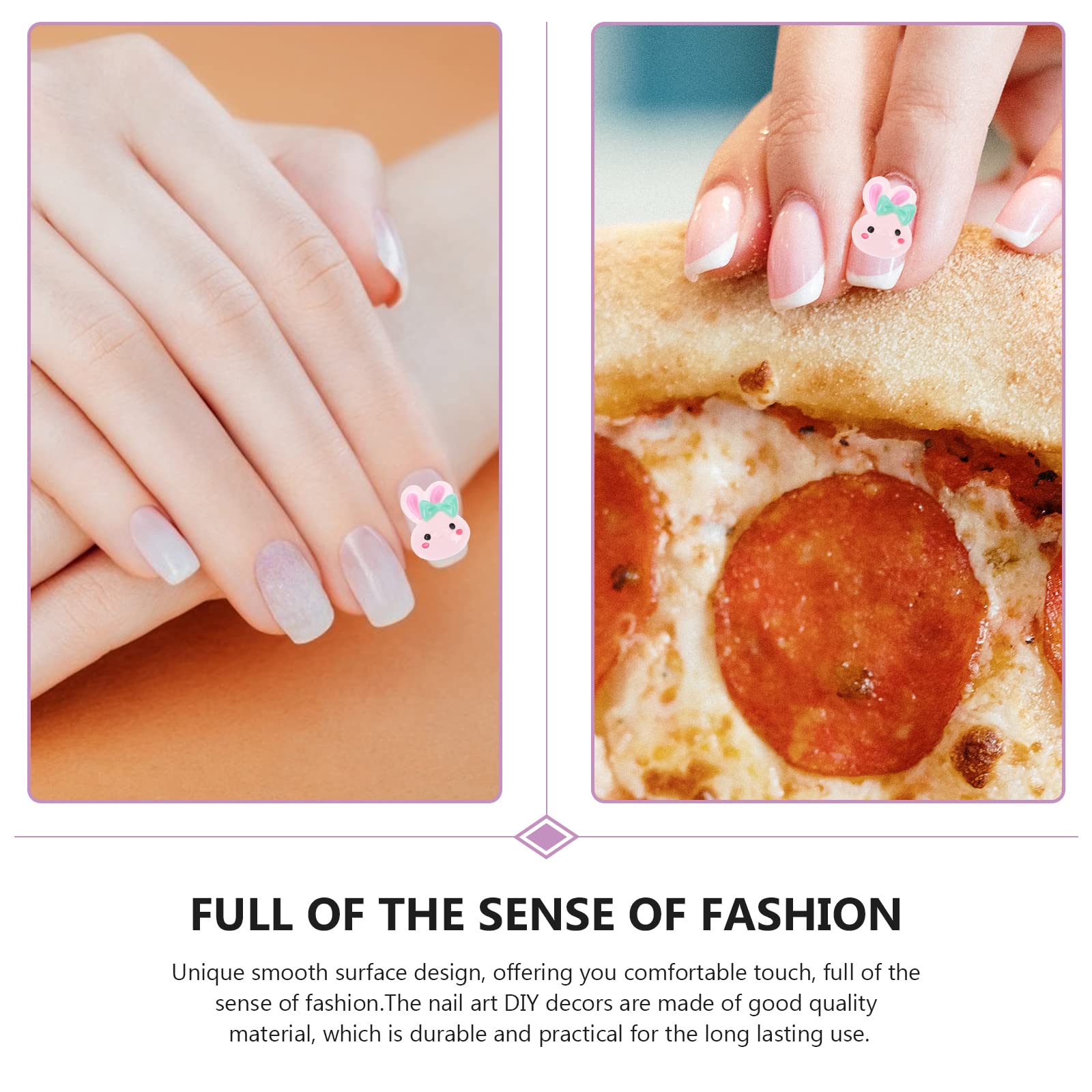 FOMIYES 30Pcs Cute Cartoon Nail Art Decorations Set - DIY Nail Stickers for Manicure, Nail Tips & Nail Art Designs - Perfect for Home Salon, Party Nails & Gift Giving