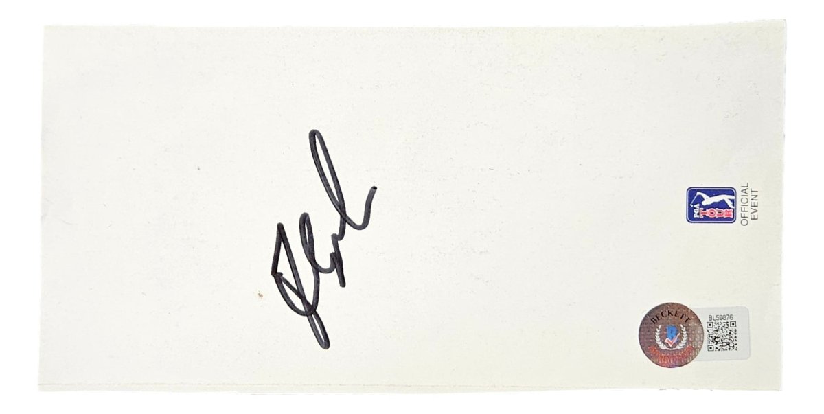 Fred Couples Autographed 4x7 PGA Tour Cut Signature BAS BL59876 - Perfect for Golf Memorabilia Collectors and Sports Fans Display