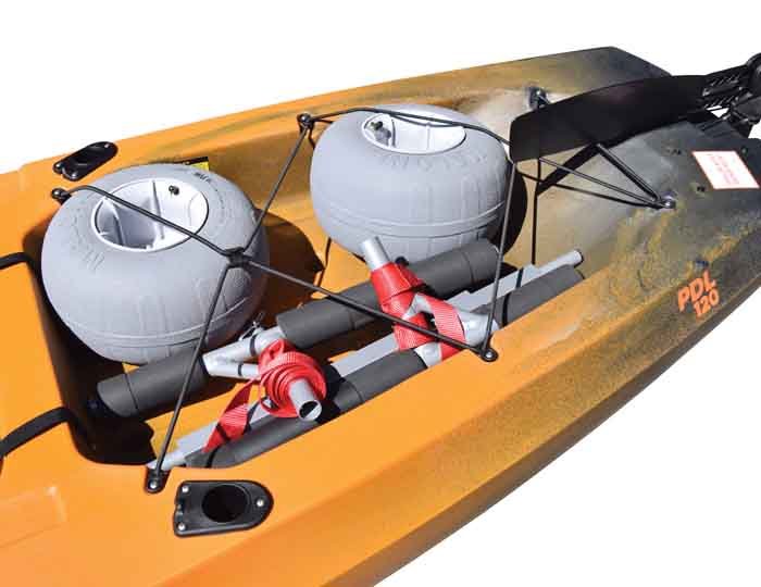 **Malone TraverseTRX S Bunk Style Canoe & Kayak Cart with Balloon Beach Tires – Heavy-Duty Watercraft Carrier for Easy Transport to Lakes, Rivers & Beaches**