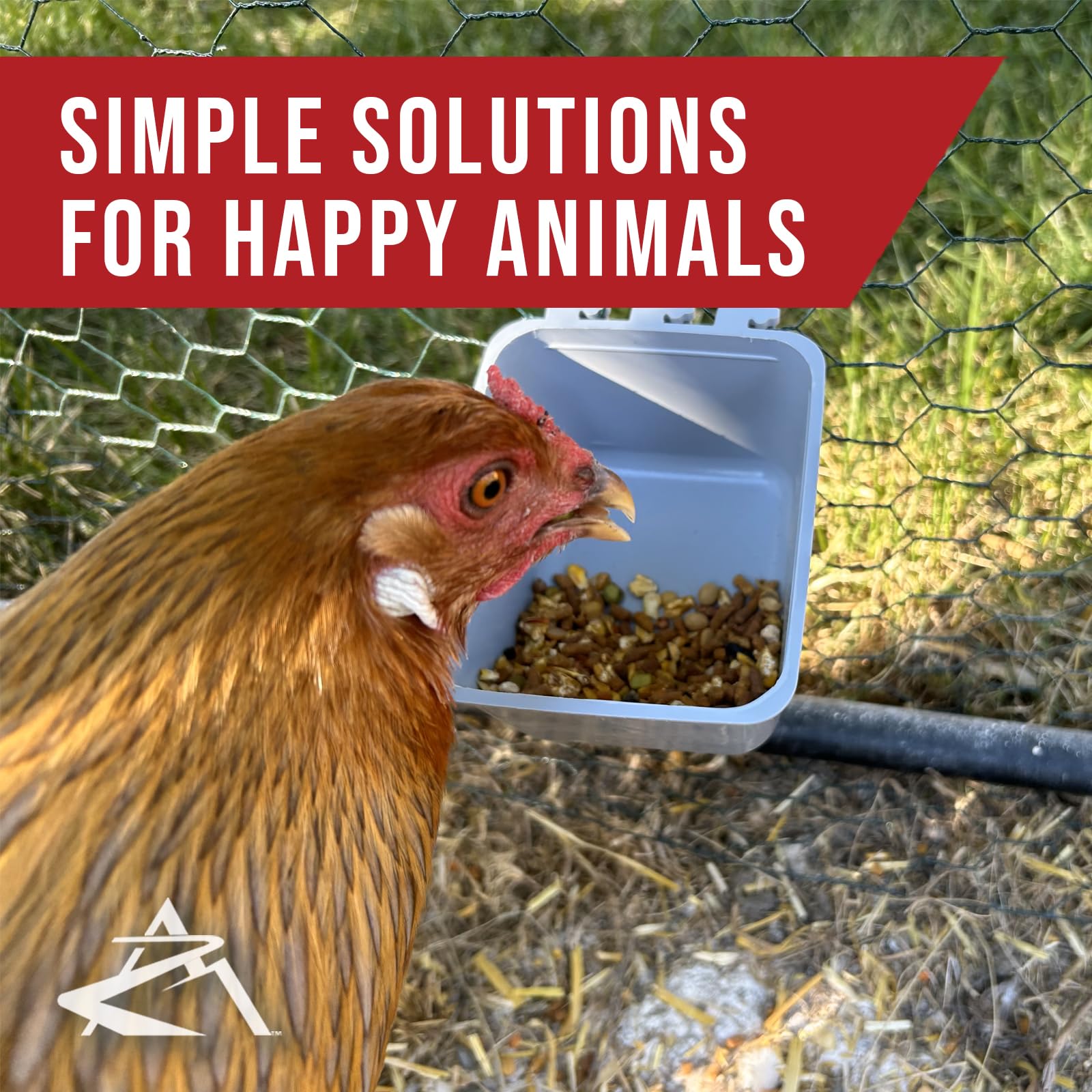 Durable Plastic Gray Cage Bowls - 12-Pack for Farm Animals & Pets | Feeding & Watering Solution