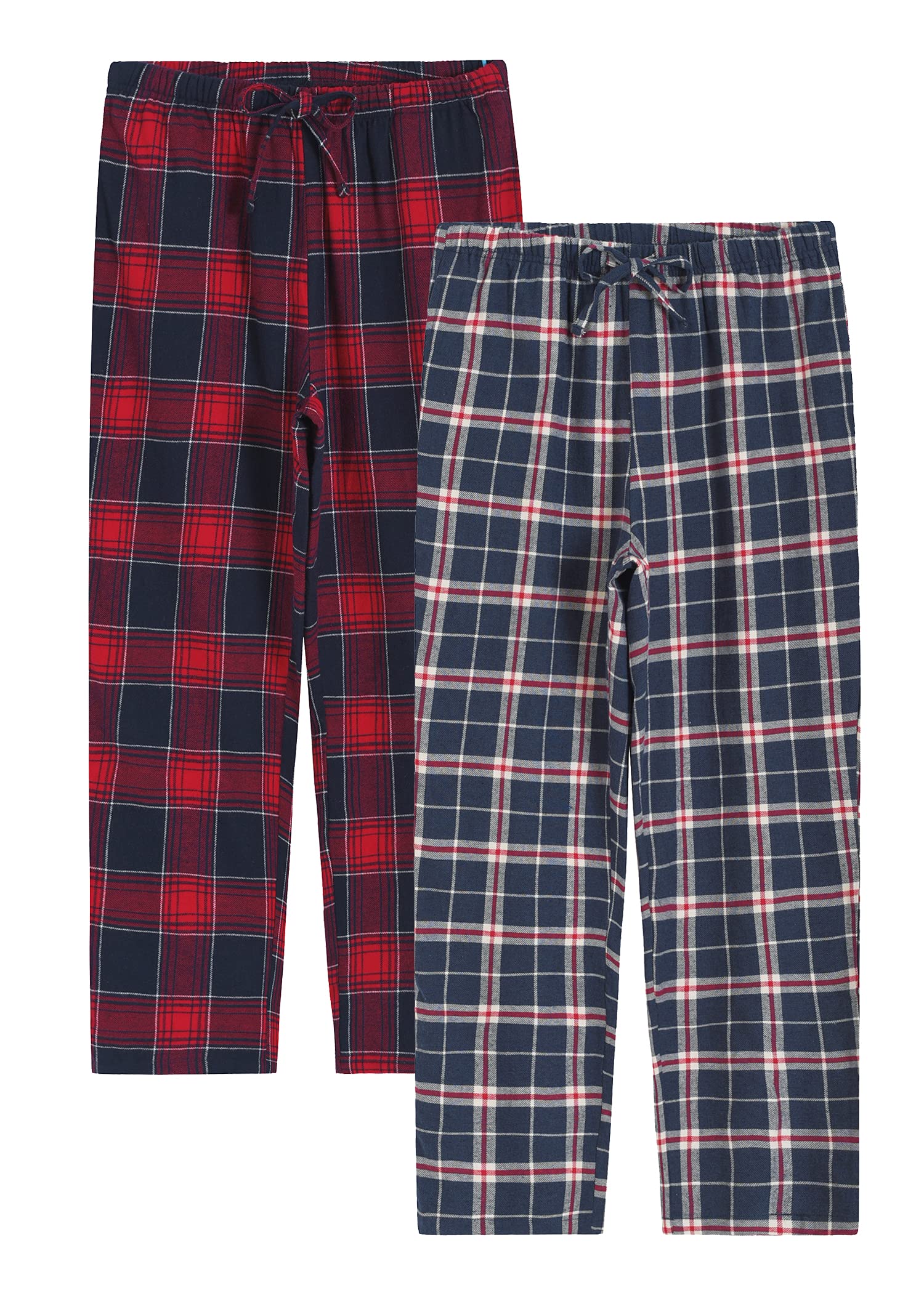 Cozy Women's Cotton Flannel Pajama Pants - Plaid Sleepwear with Pockets | Soft Lounge Pants for Relaxing at Home & Winter Nights