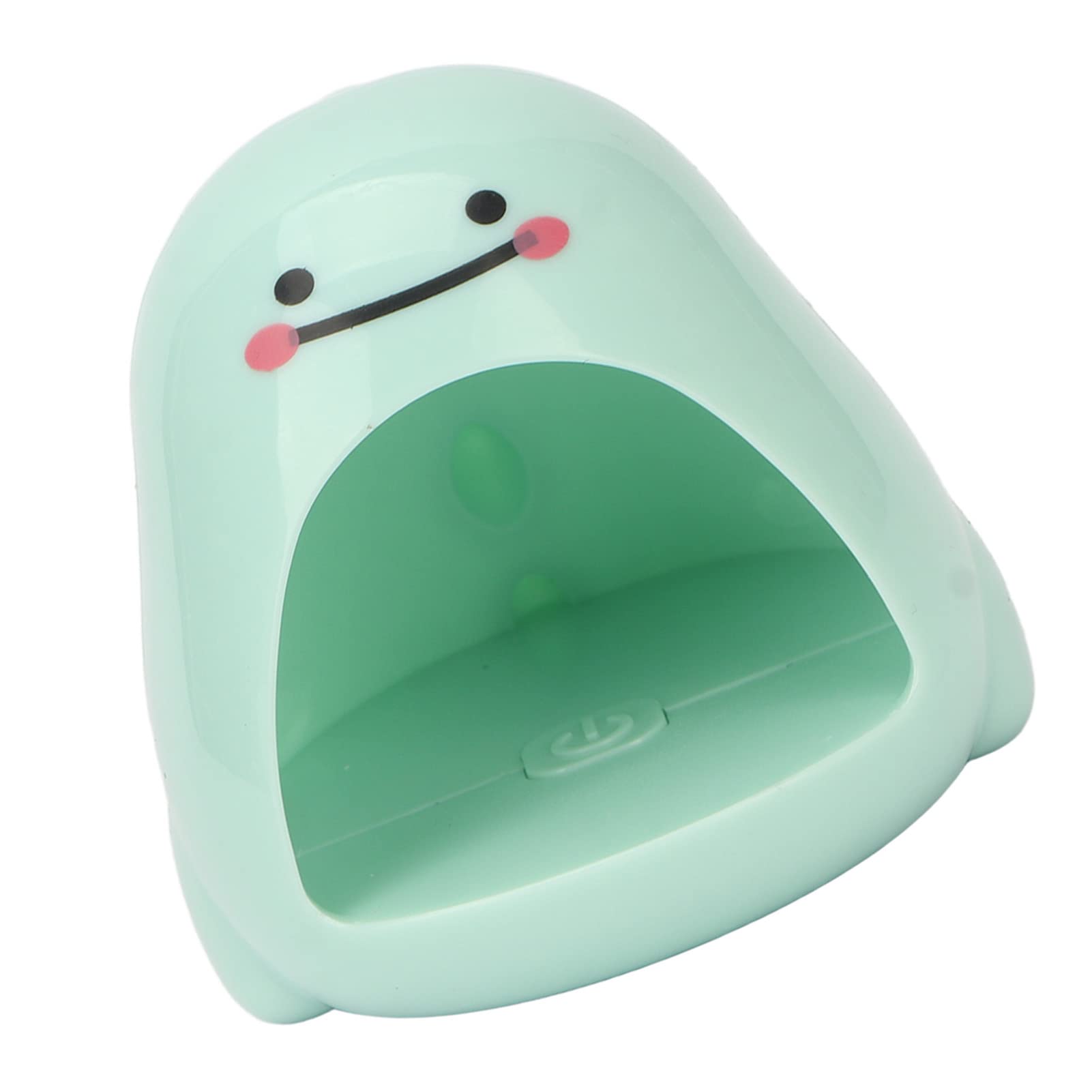 Dinosaur Shaped UV LED Nail Lamp - 4 LED Chips, Fast Curing for Gel Polish, Portable & Mini Design - Perfect for Home & Salon Use (Green)