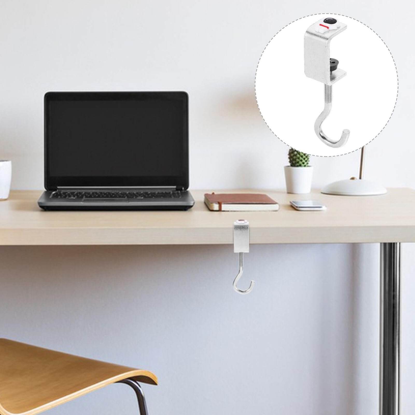 Portable Desk Clamp Hook for Bags & Backpacks - Space Saving Organizer for Office & Home
