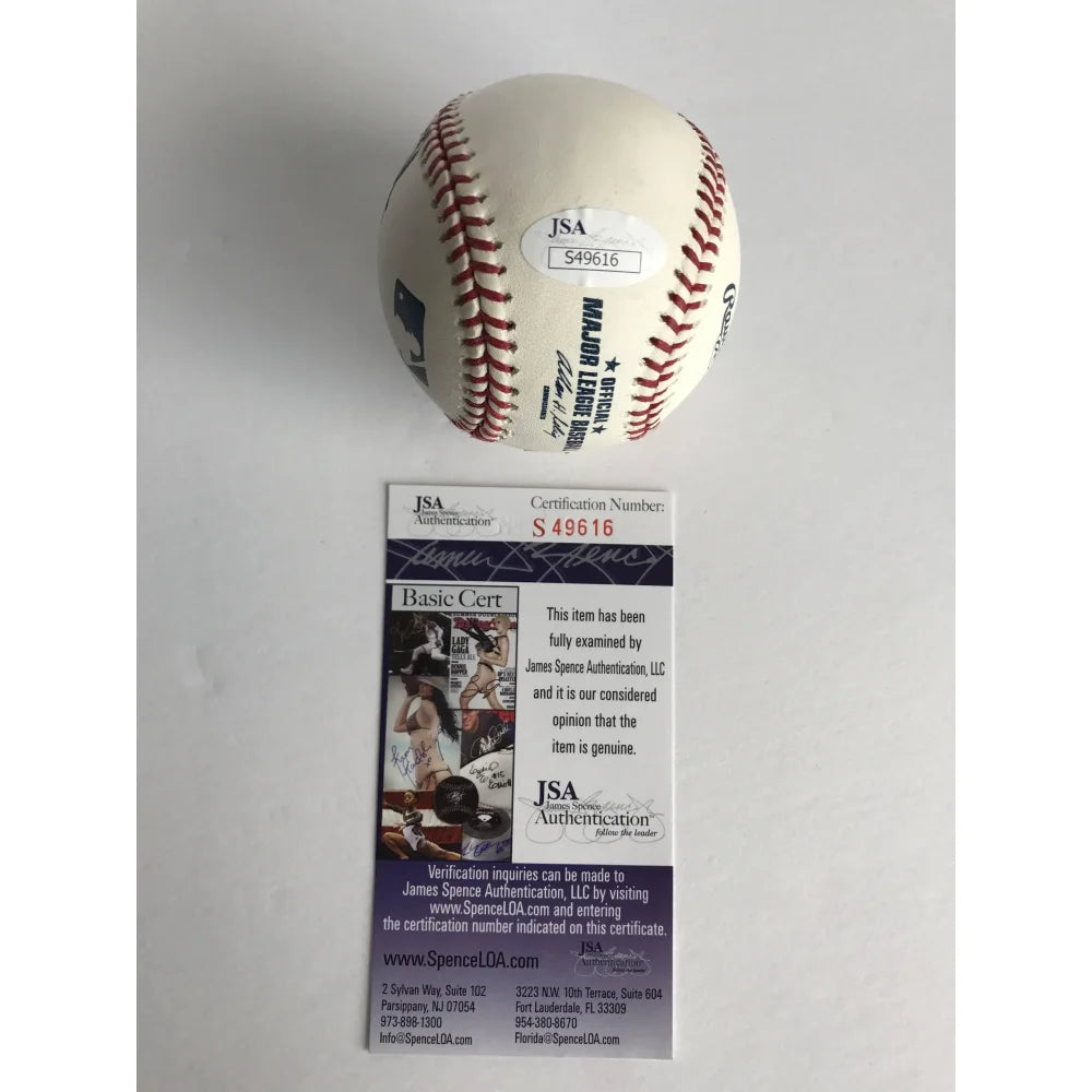 Kobe Bryant & Vanessa Bryant Dual Signed Baseball with JSA COA - Authentic OMLB Lakers Memorabilia - Perfect for Collectors, Fans & Sports Enthusiasts