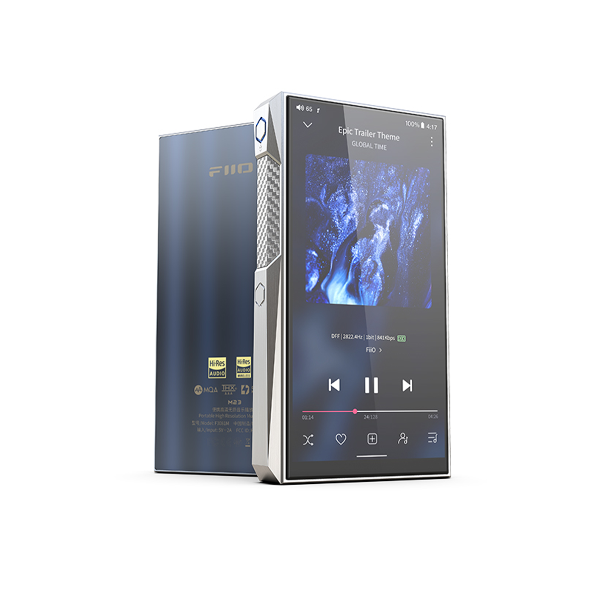 FiiO M23 & M23 SS Portable Hi-Res Audio Player with High Resolution Music Playback - Perfect for Travel, Gym & Audiophile Listening