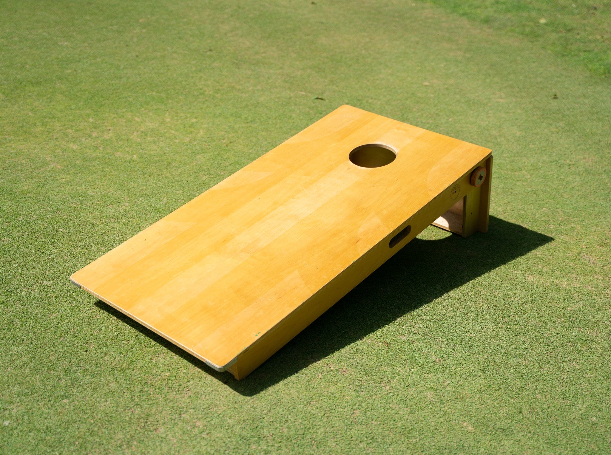 Autside x Criquet Natural Wooden Bags & Boards Set - Premium Cornhole Game for Outdoor Parties, Backyard BBQ, and Tailgating