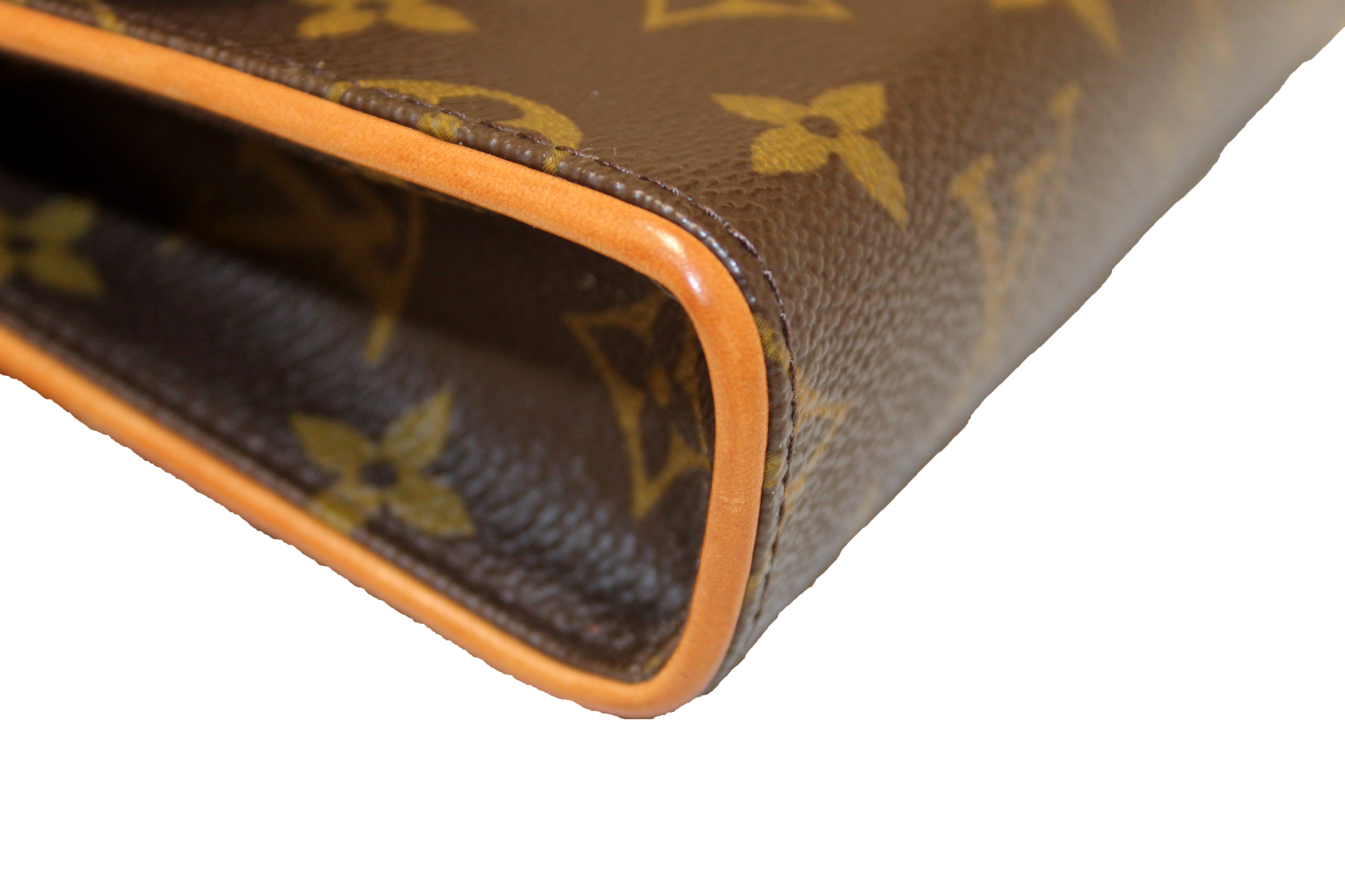 Authentic Louis Vuitton Monogram Canvas Pochette Florentine Handbag - Small Size Crossbody Bag for Women | Perfect for Date Night, Travel & Everyday Use