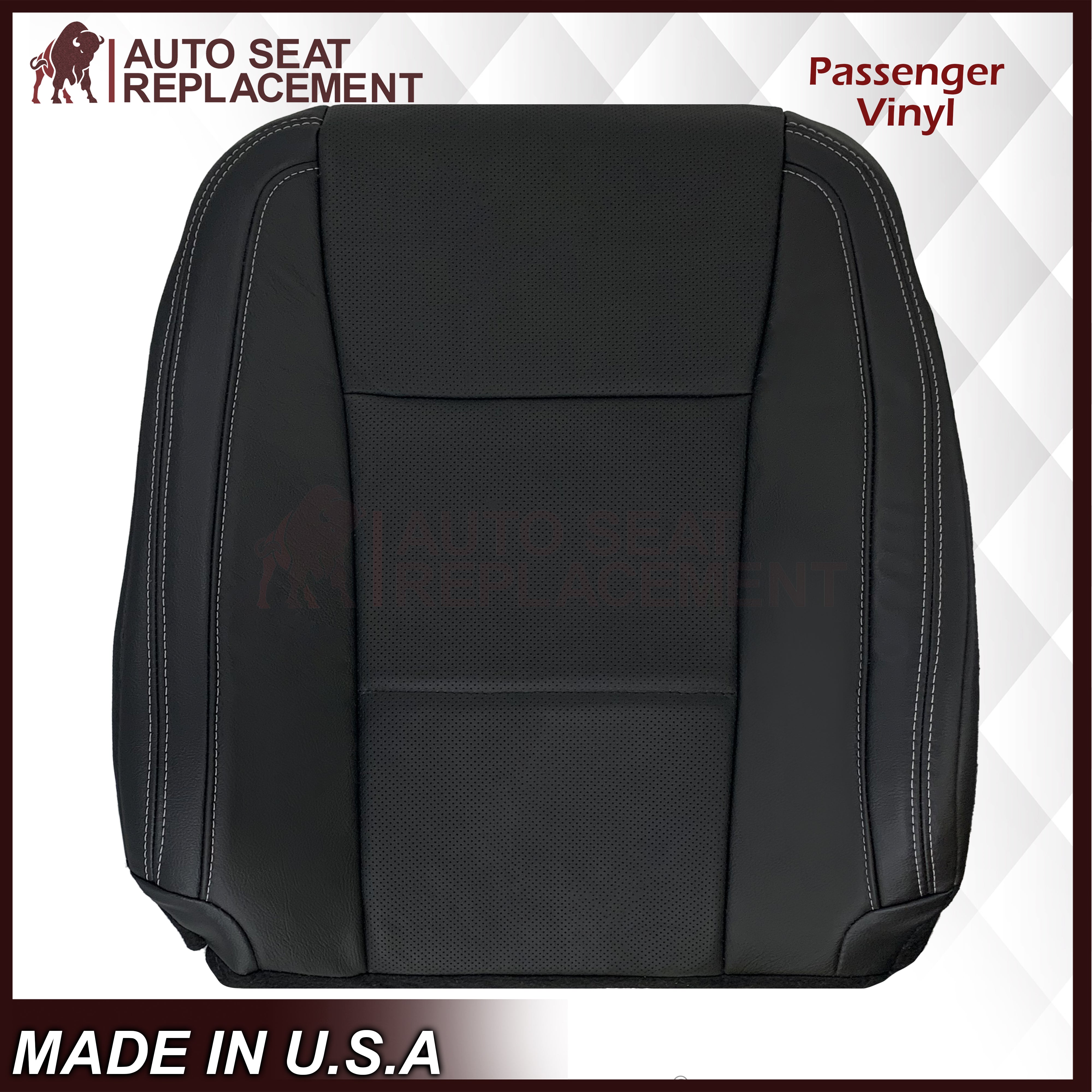 2017-2021 Ford F250 XLT Replacement Seat Covers - Charcoal Black | Premium Car Interior Upgrade for Truck Owners | Perfect for Daily Commute & Off-Road Adventures