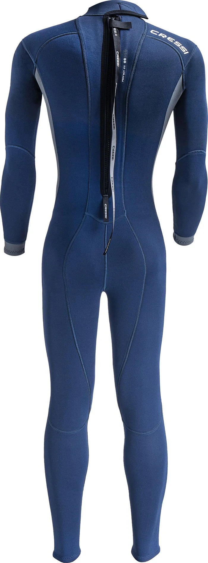 Cressi Fast Full Wetsuit for Scuba Diving & Spearfishing - 3mm Neoprene Thermal Protection for Men & Women - Perfect for Cold Water Surfing, Snorkeling & Water Sports
