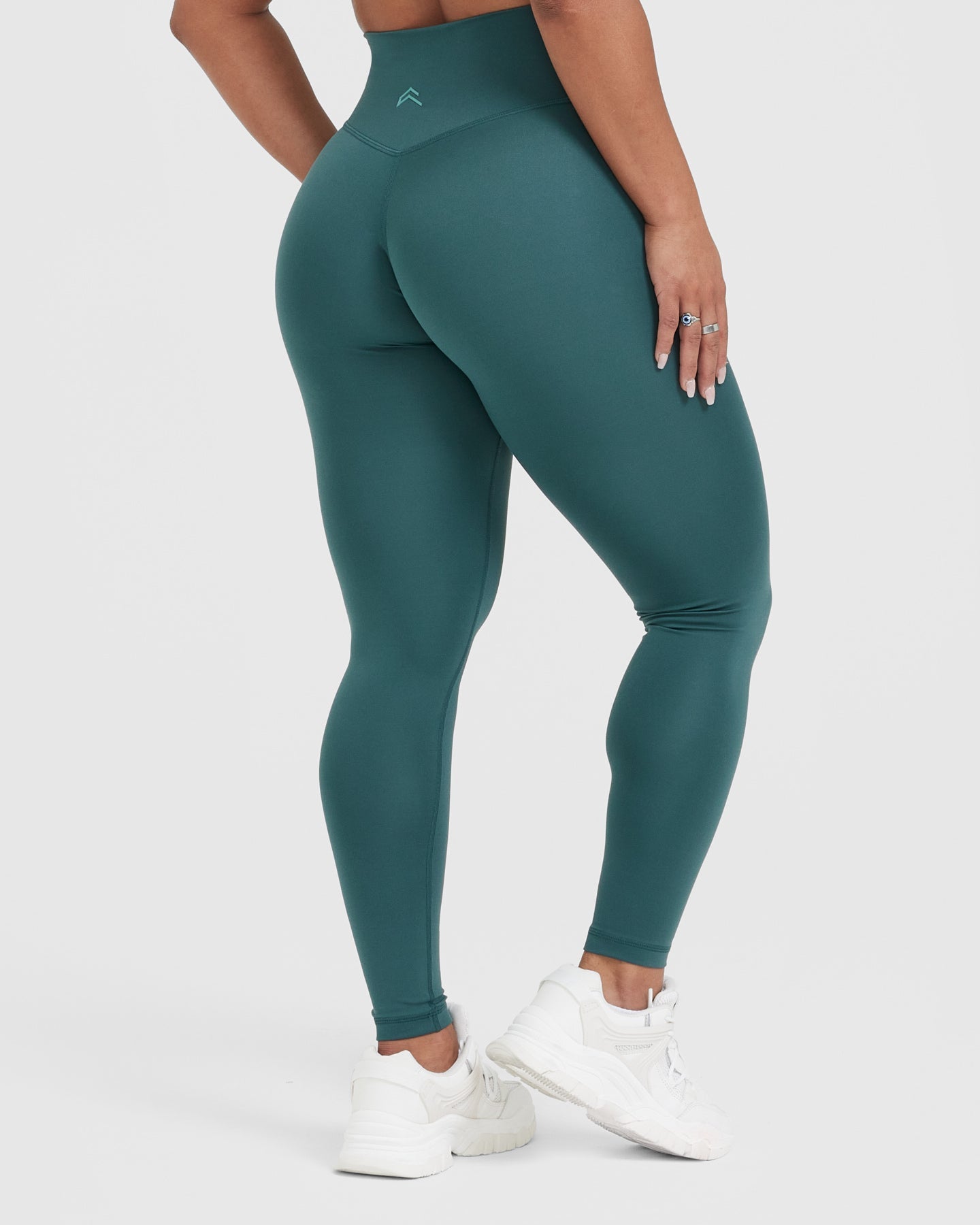 Timeless High Waisted Leggings for Women - Marine Teal Yoga Pants | Tummy Control Workout Leggings | Perfect for Yoga, Gym & Everyday Wear