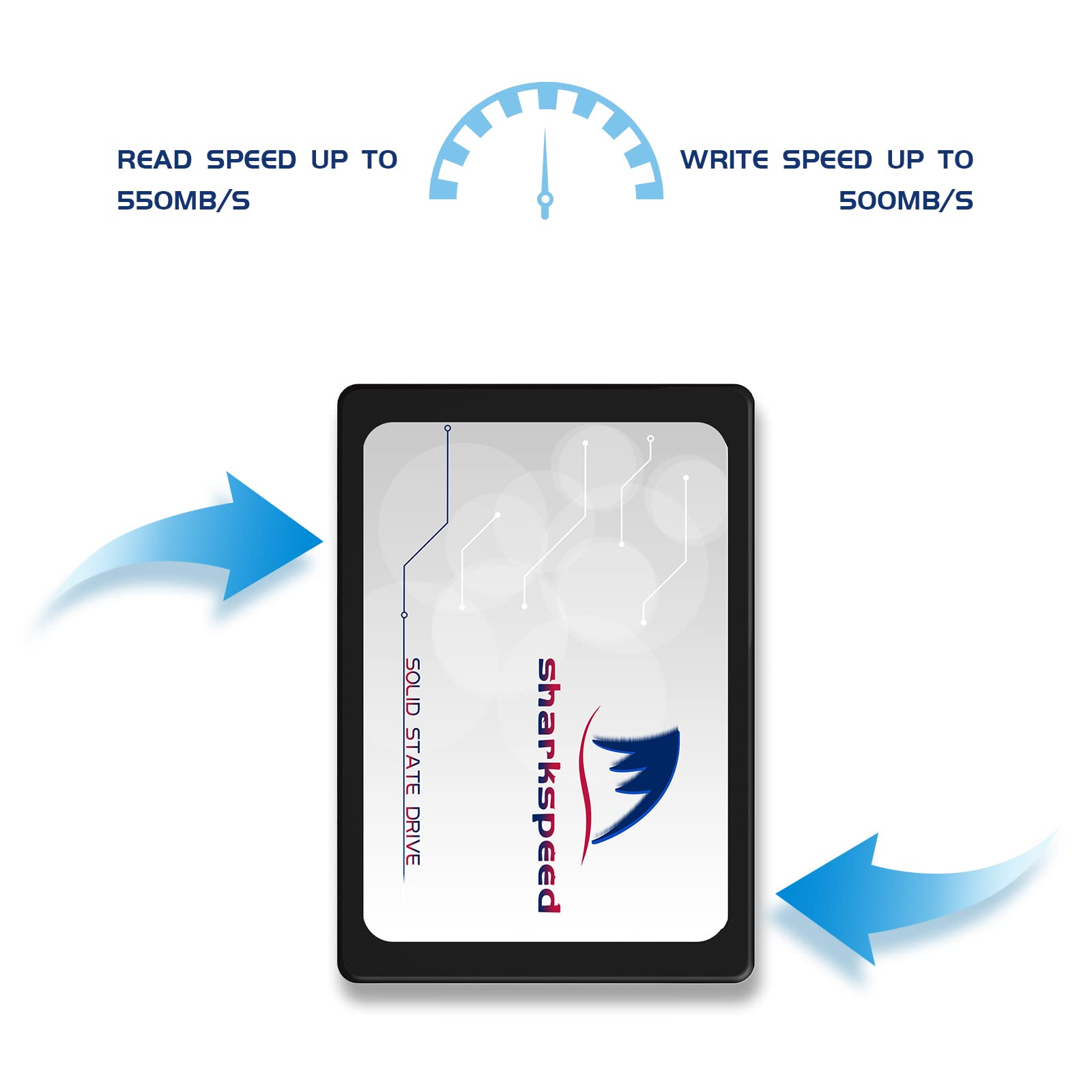 SHARKSPEED Plus 1TB Internal SSD - 2.5