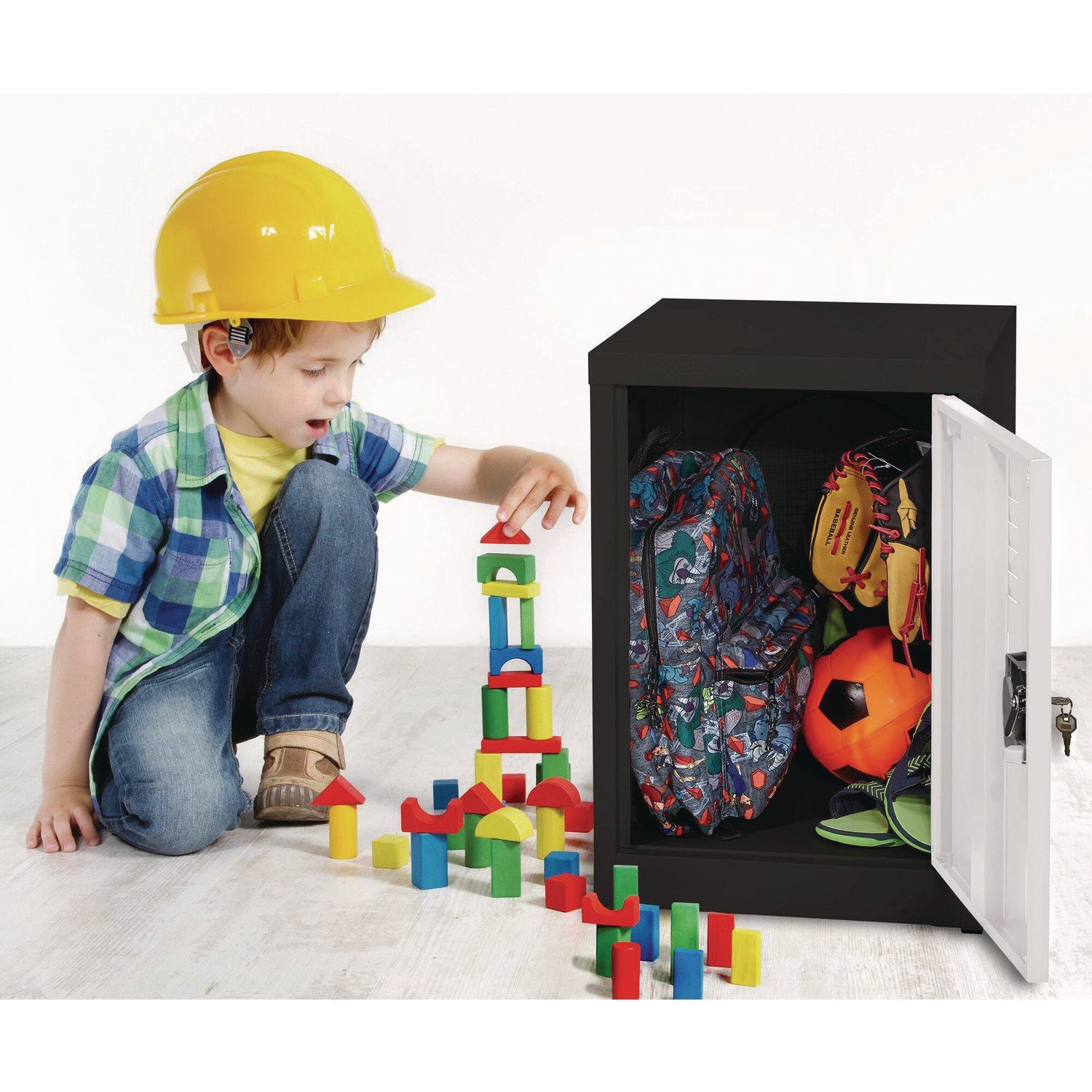 AdirOffice Steel Storage Locker - 1 Compartment, 15
