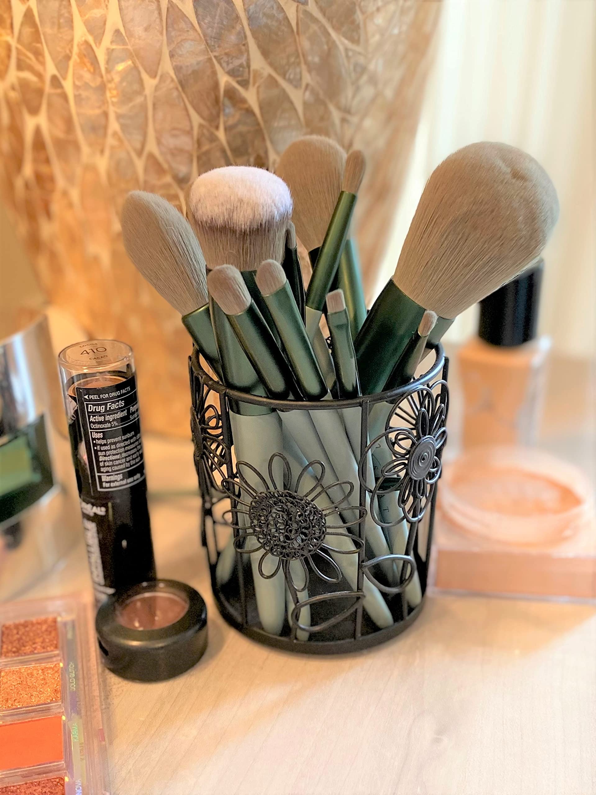 SPATI 13-Piece Premium Synthetic Makeup Brush Set - Foundation, Blending, Powder, Blush, Concealer & Eyeshadow Brushes for Flawless Makeup Application | Perfect for Daily Use, Professional Makeup Artists & Travel