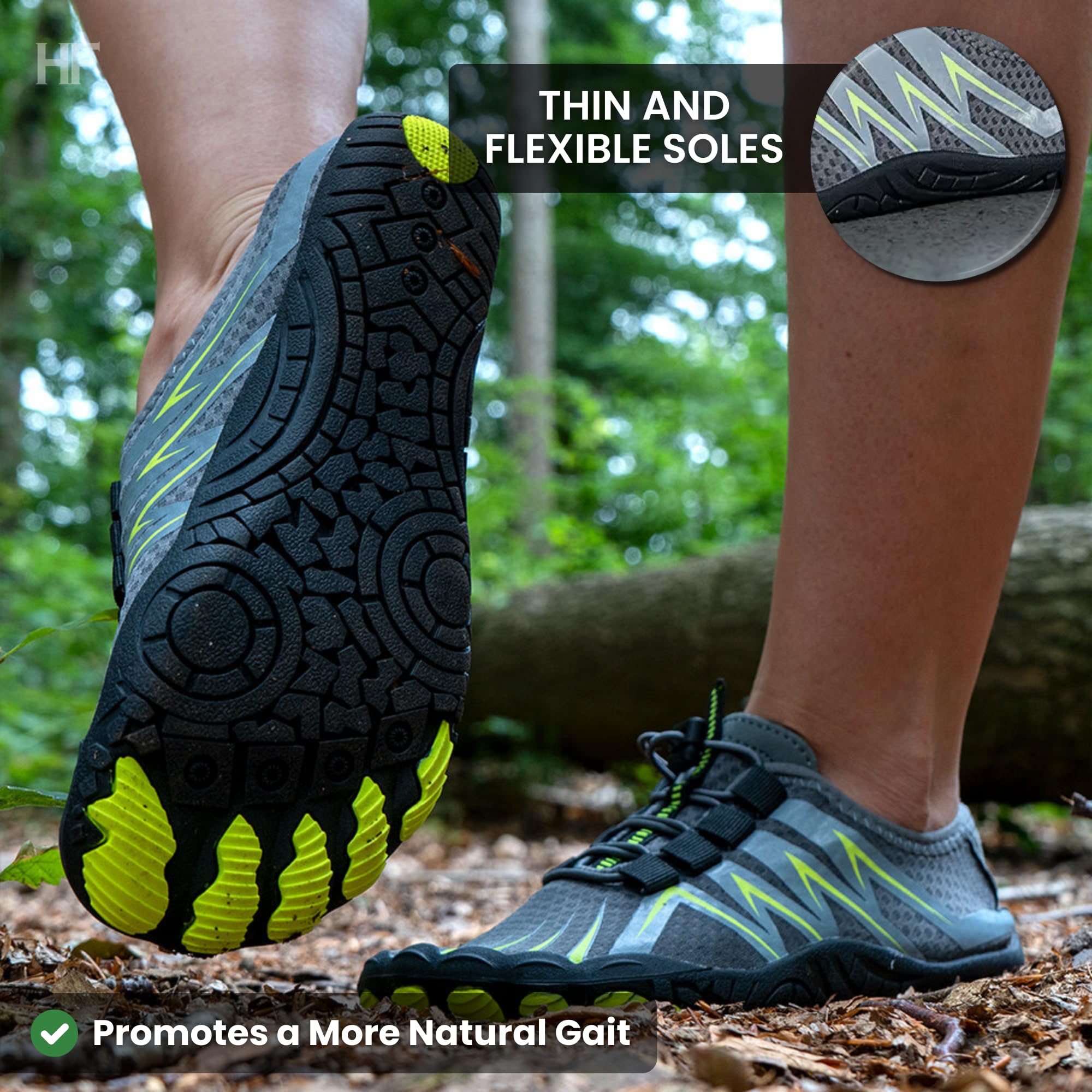 Panthera Max - Lightweight Barefoot Shoes for Men & Women | Non-Slip, Quick-Dry & Breathable | Wide Toe Box Design | Perfect for Running, Walking & Outdoor Activities | Unisex Fashion Sneakers