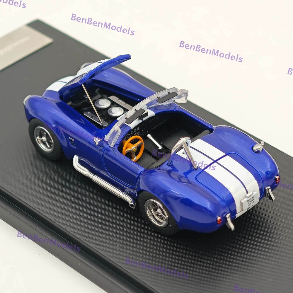 Fine Works Ford SHELBY COBRA 427S/C 1:64 Scale Diecast Model Car - Limited Edition Collectible for Display, Racing Enthusiasts & Car Lovers