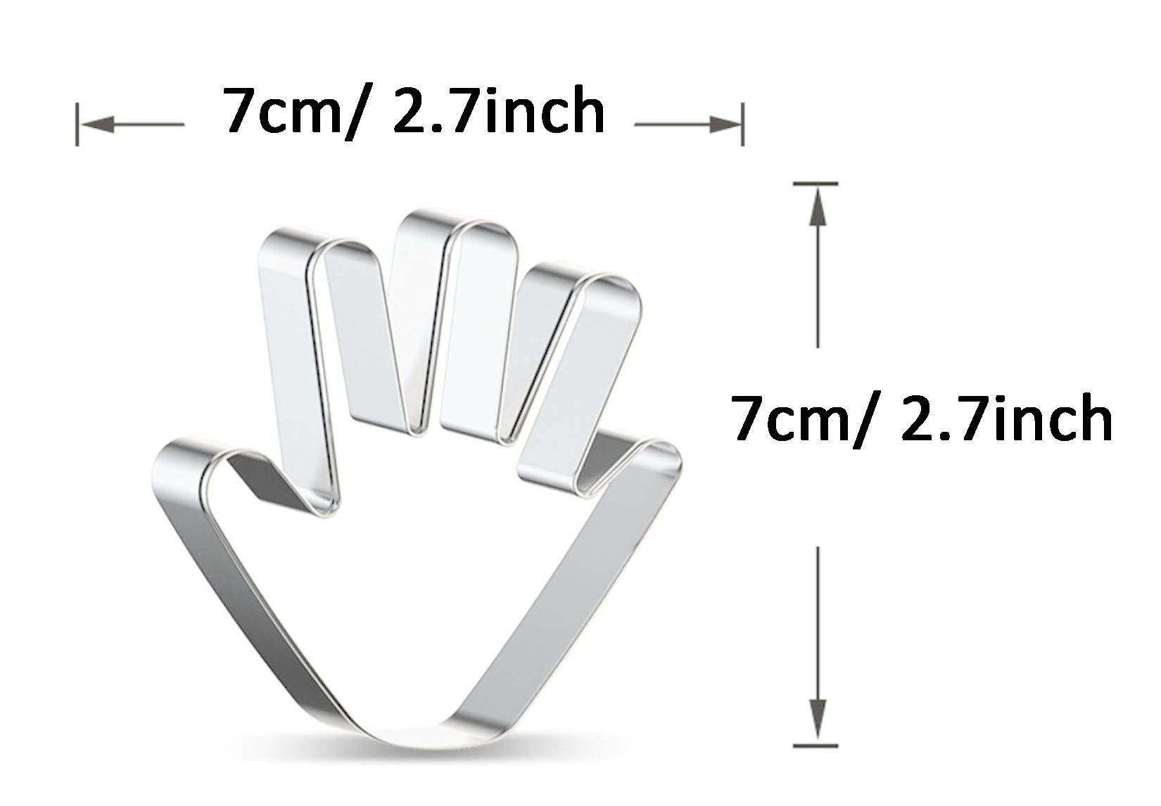 Palm Hand Cookie Cutter - Stainless Steel Baking Tool for DIY Cookies, Biscuits, Pastries - Perfect for Holidays, Parties, and Home Baking Decorations