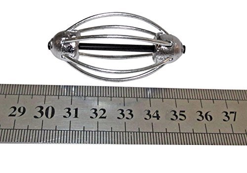 35pcs Carp Steel Bait Fishing Feeder Method 0.88oz Fishing Rig Hook #6 Inline Cask Cage Feeder Tackle for Freshwater & Carp Fishing - Perfect for Lake, Pond and River Angling
