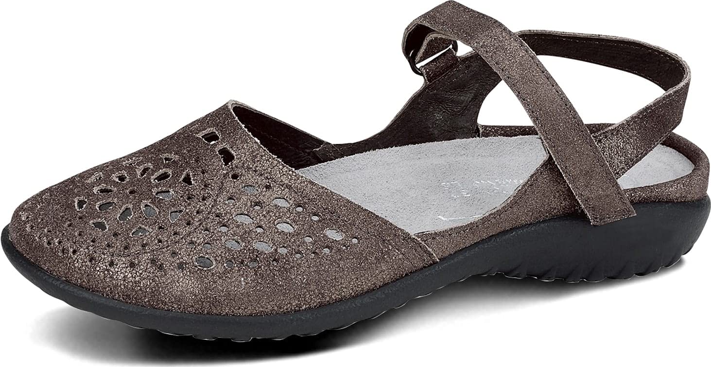 NAOT Women's Arataki Closed Toe Slingback Sandals with Cork Footbed - Arch Support & Slip Resistant - Lightweight Comfort Shoes for Travel, Work & Casual Wear - Removable Footbed for Custom Fit