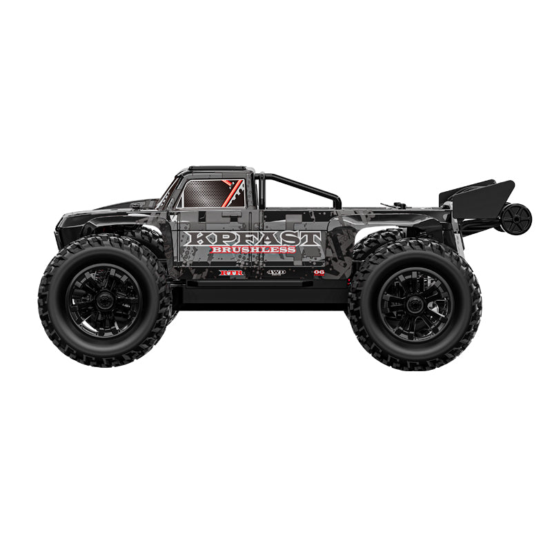KFPLAN KF16 RTR 1/12 Scale 4WD Brushless RC Off-Road Truck - 60km/h High Speed, All-Metal Chassis, Oil-Filled Shocks, LED Lights for Night Racing - Perfect for Backyard Bashing, Trail Running & RC Racing Enthusiasts