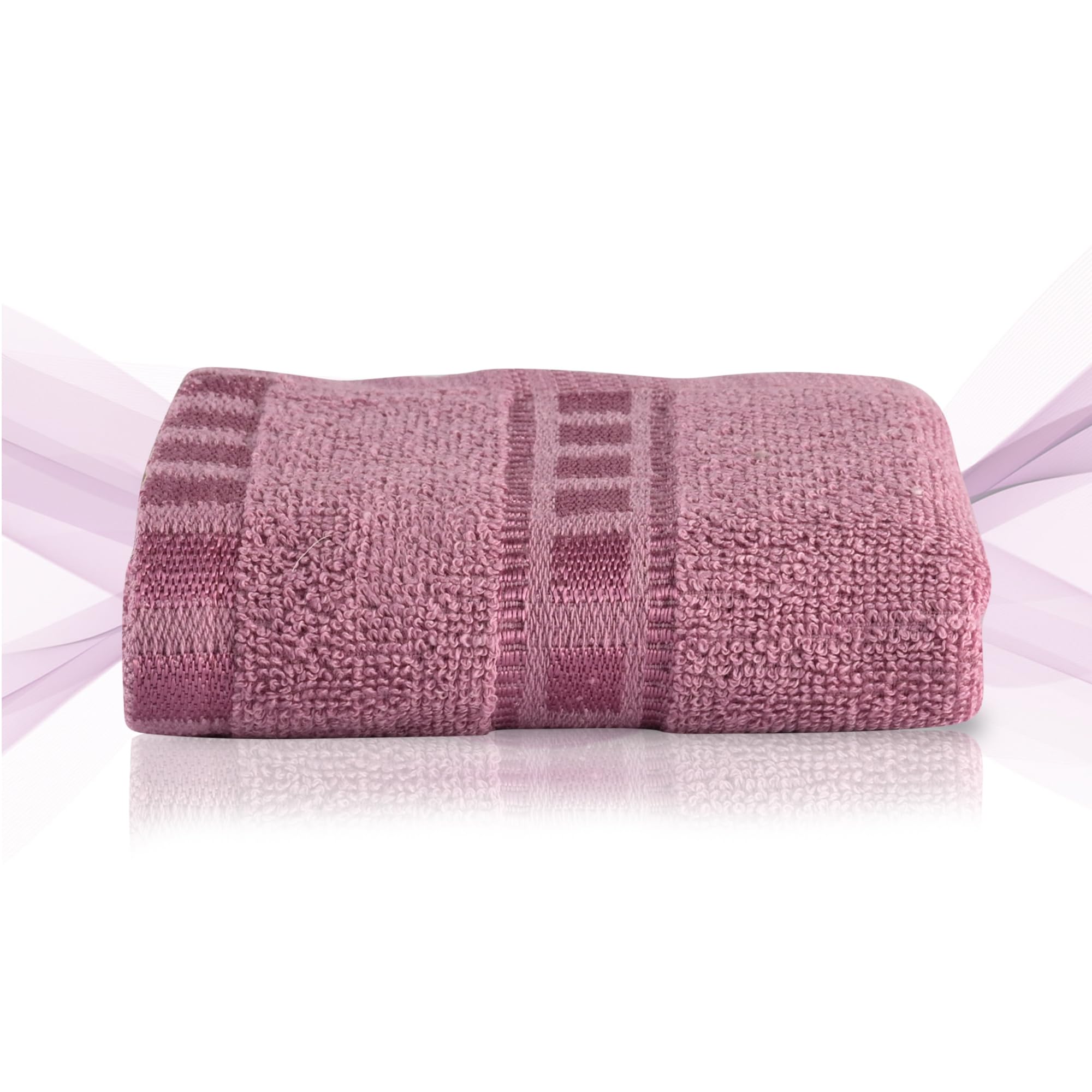 Kuber Industries 2-Pack Soft Cotton Hand & Face Towels for Men & Women | Quick-Dry & Machine Washable | Gym Workout Towel, Travel Napkin, Pocket Towel | Pink & Sky Blue | Perfect for Fitness, Yoga, Travel & Daily Use