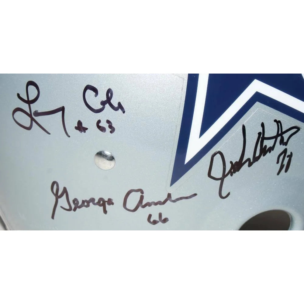 Authentic Signed Dallas Cowboys TK Helmet with JSA COA - Doomsday 1 & 2 Defense Collectible - Perfect for Football Memorabilia Displays & Fan Collections