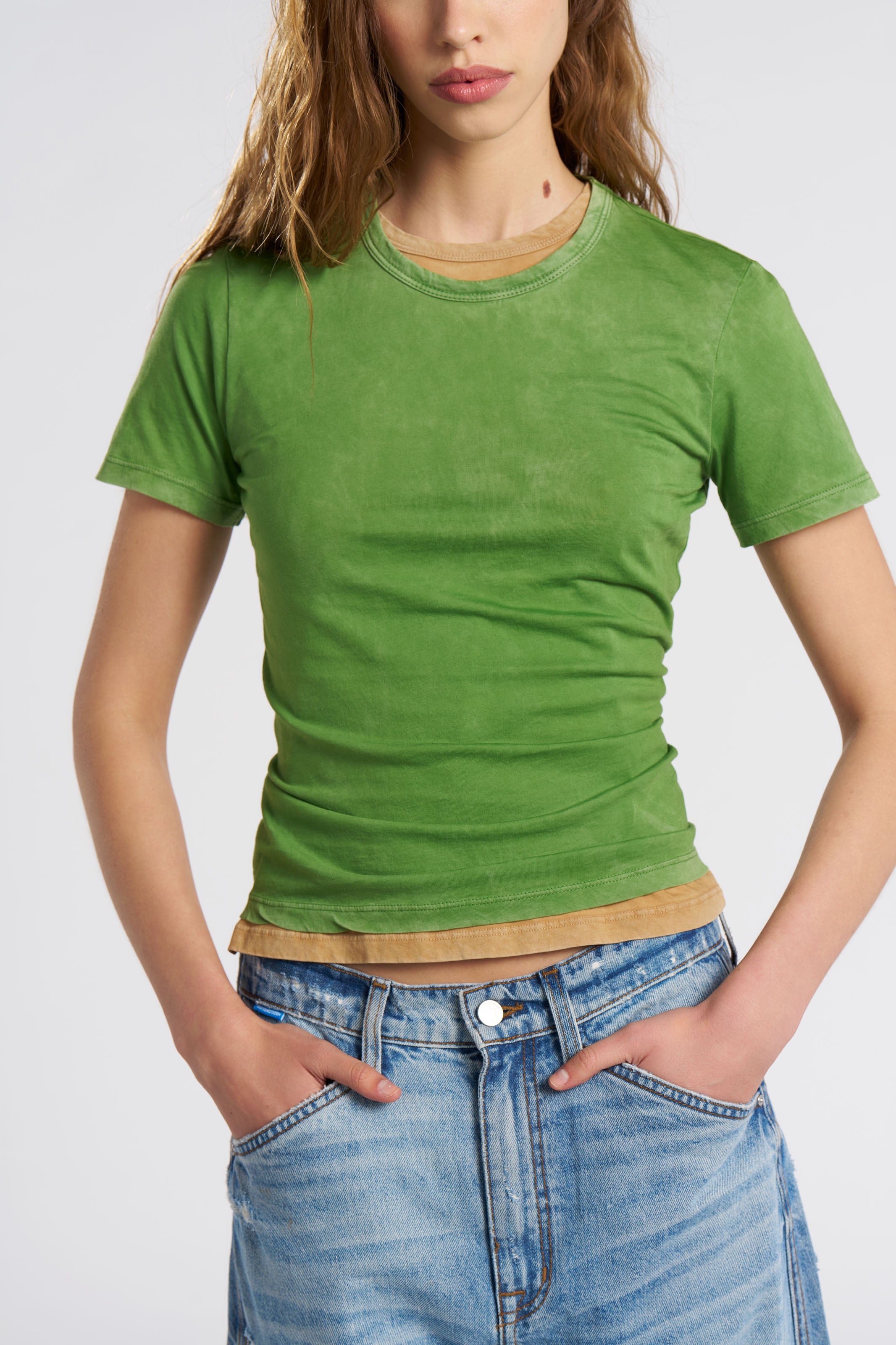 Vintage Emerald Green Classic T-Shirt for Men & Women | Soft Cotton Comfort Fit | Casual Everyday Wear, Street Style & Retro Fashion