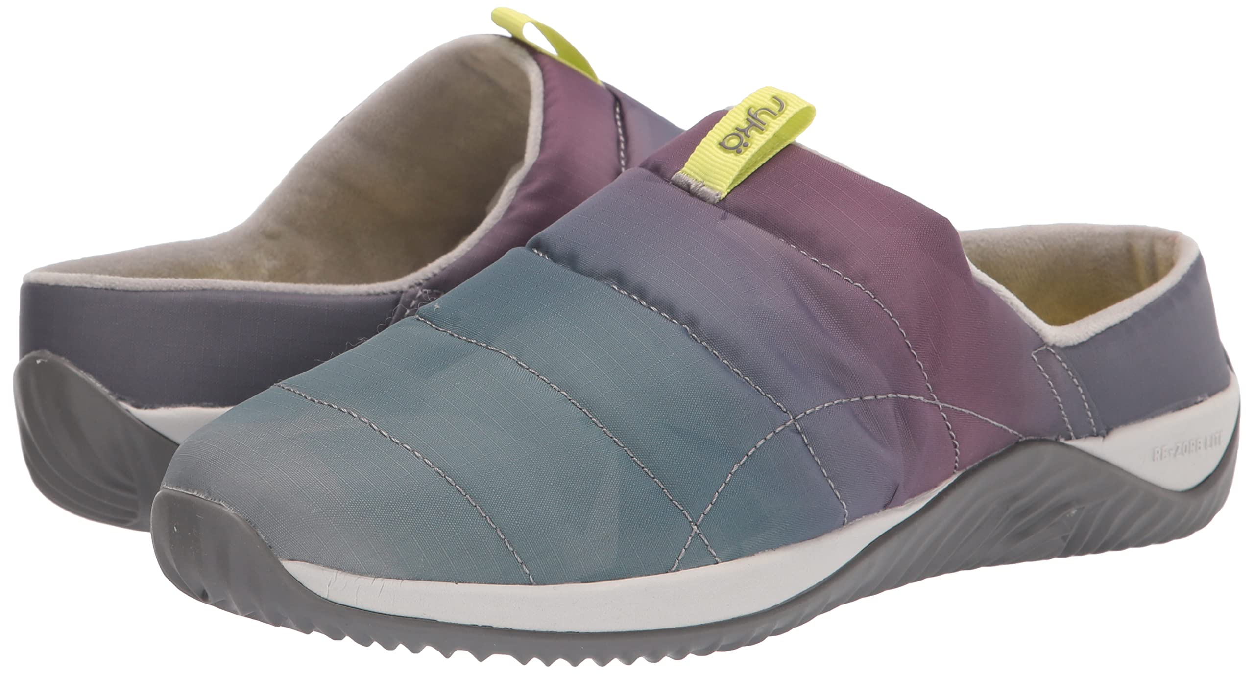 Ryka Women's Echo Puff Mule - Comfortable Slip-On Shoes for Walking, Running & Gym - Lightweight & Breathable Workout Shoes for Women - Perfect for Home, Office & Outdoor Activities
