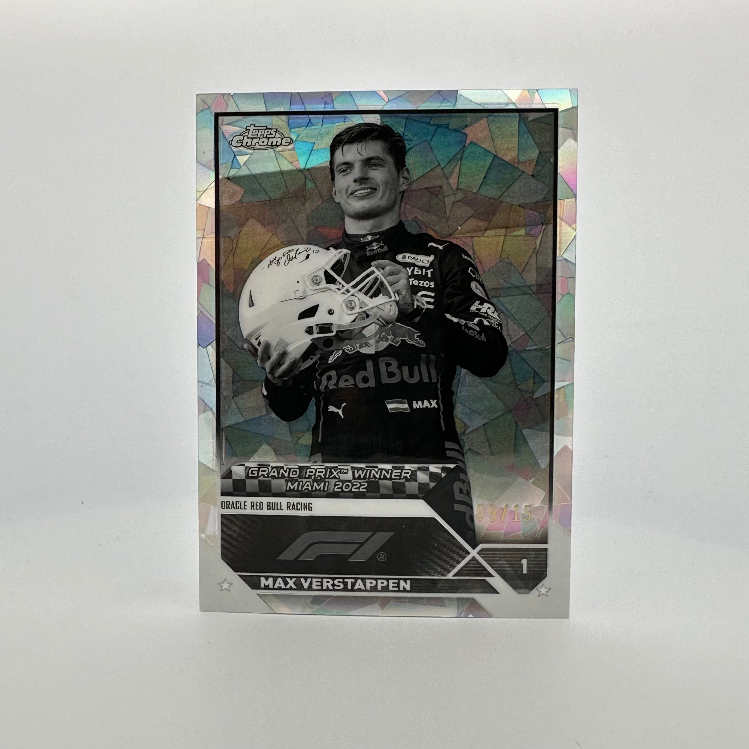 2023 Topps Chrome Sapphire Max Verstappen #148 F1 Racing Card - Black & White Edition - Perfect for Collectors, Sports Memorabilia Fans & F1 Enthusiasts