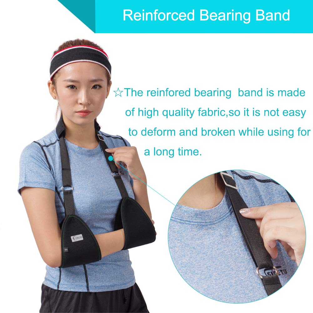 **Adjustable Triangle Arm Sling for Shoulder, Wrist & Elbow Support - Lightweight Medical Shoulder Immobilizer with Soft Padding for Broken, Fractured or Dislocated Arm - Ideal for Post-Surgery, Sports Injuries & Daily Comfort**