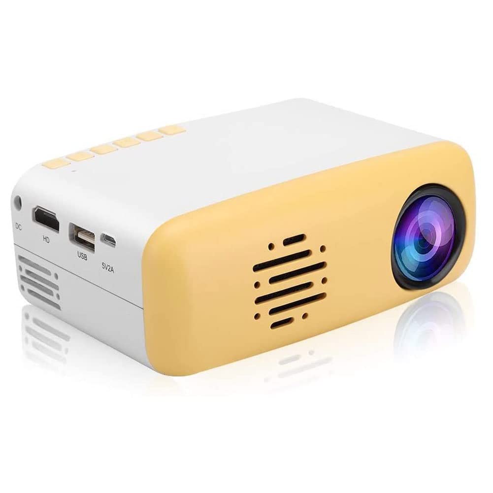 Mini Projector HD 1080P - Portable LED Video Projector for Outdoor Movies & Home Theater | Supports HDMI, AV, USB, Headphone Jack & Smartphone | Perfect for Backyard Cinema, Gaming & Presentations