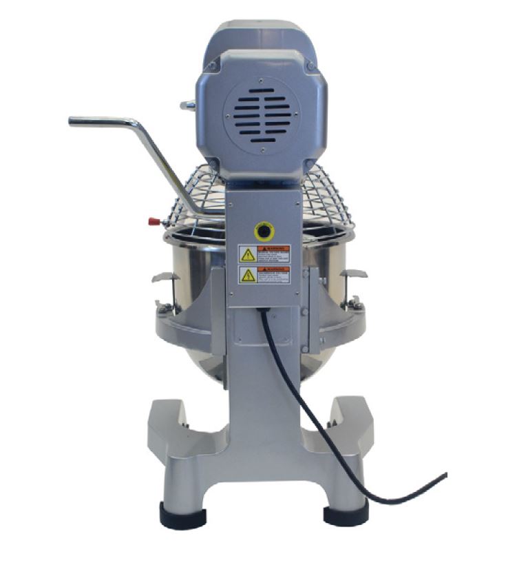 Atosa PepPal 20 Quart Commercial Planetary Floor Mixer - 3 Speed, 1.5 HP, 115V with #12 Attachment Hub - Perfect for Bakeries, Restaurants & Catering Businesses