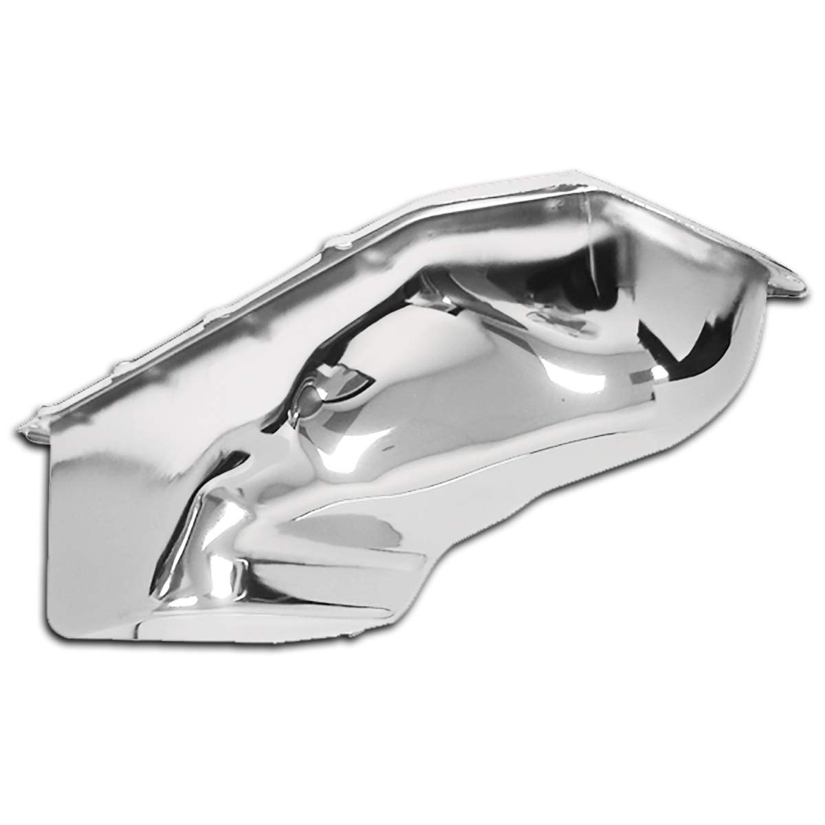 Chrome Oil Pan for 1959-1981 Pontiac V8 Engines (265 301 326 350 389 400 421 428 455) - High-Quality Replacement Part for Classic Car Restoration & Performance Upgrades