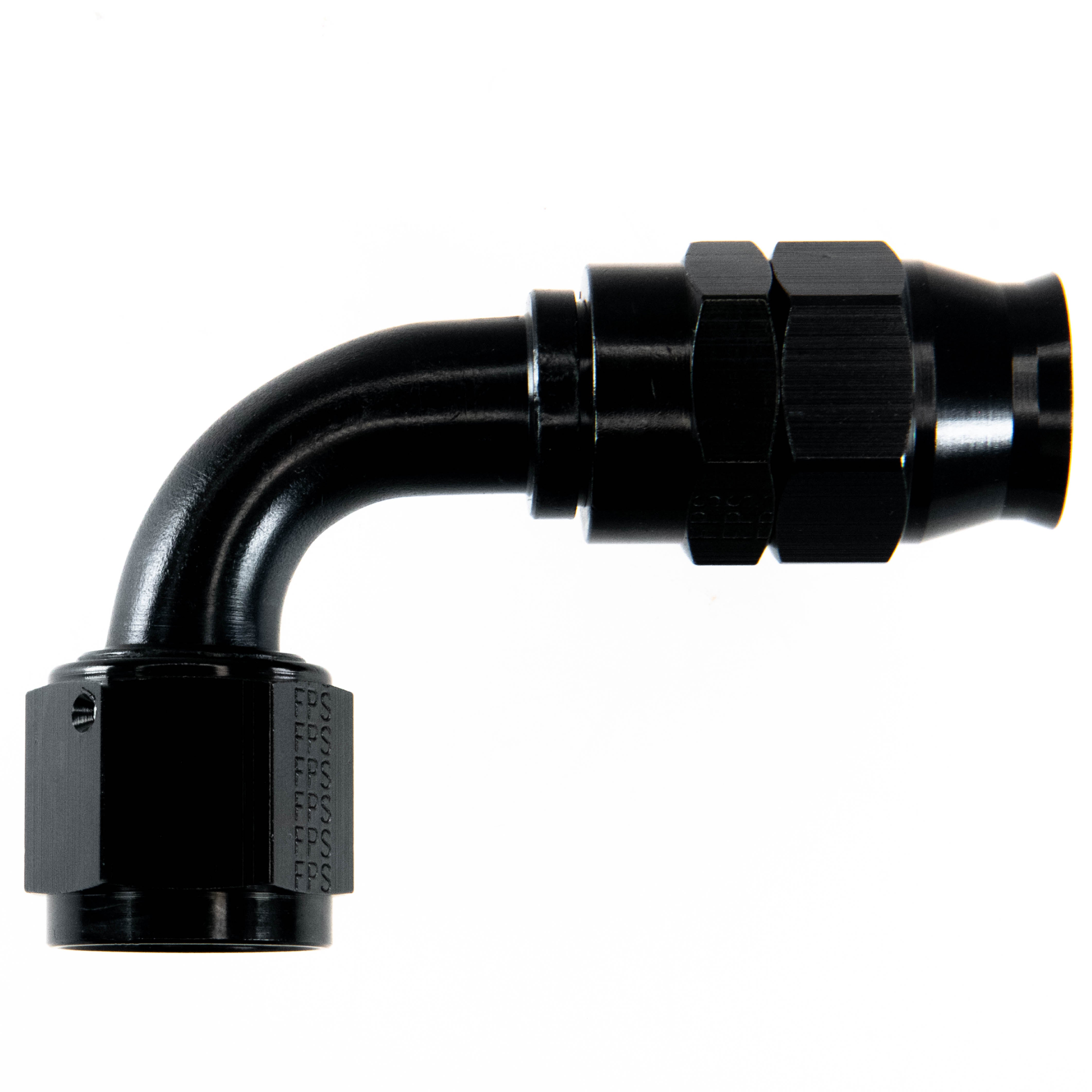 Fragola 12AN 90° PTFE Hose End Fitting 689012 BL - High Performance Fuel & Oil Hose Connector for Automotive, Marine & Industrial Applications