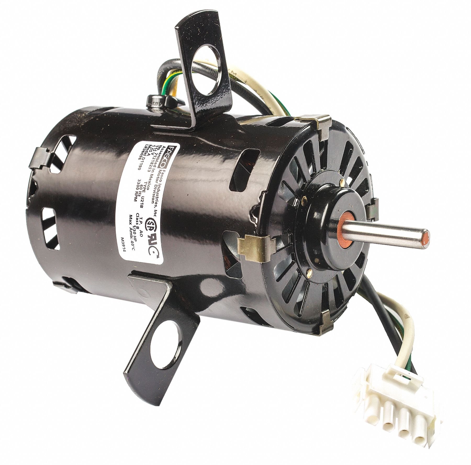 1/20 HP Condenser Fan Motor with Lug & Flat Mount - Replacement for HVAC Units, Air Conditioners & Cooling Systems - Ideal for Home, Office & Commercial Use