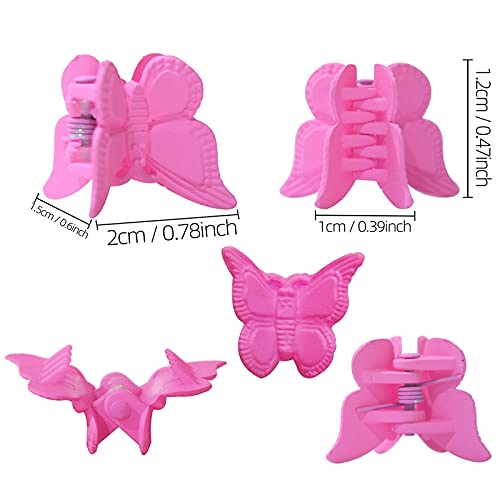 Lnrueg 72PCS Kids Hair Claw Clips - Small Mini Butterfly Hair Clips for Girls, Creative Fashion Hair Accessories for Toddlers & Teens | Perfect for School, Parties & Daily Styling