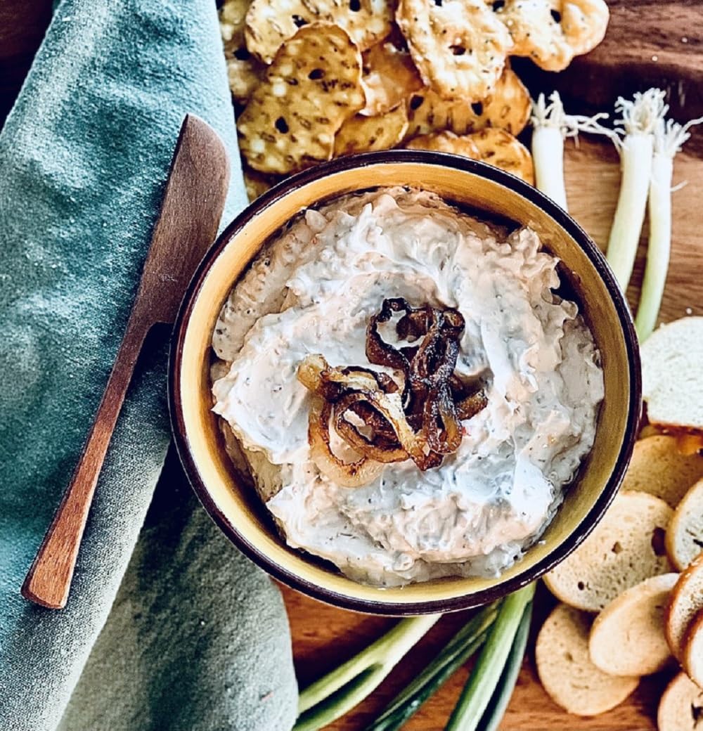 Carmie's Kitchen Toasty Onion Dip Mix - 0.7 oz (Pack of 1) | Homemade Onion Flavored Dip Seasoning | Perfect for Chips, Crackers & Party Snacks