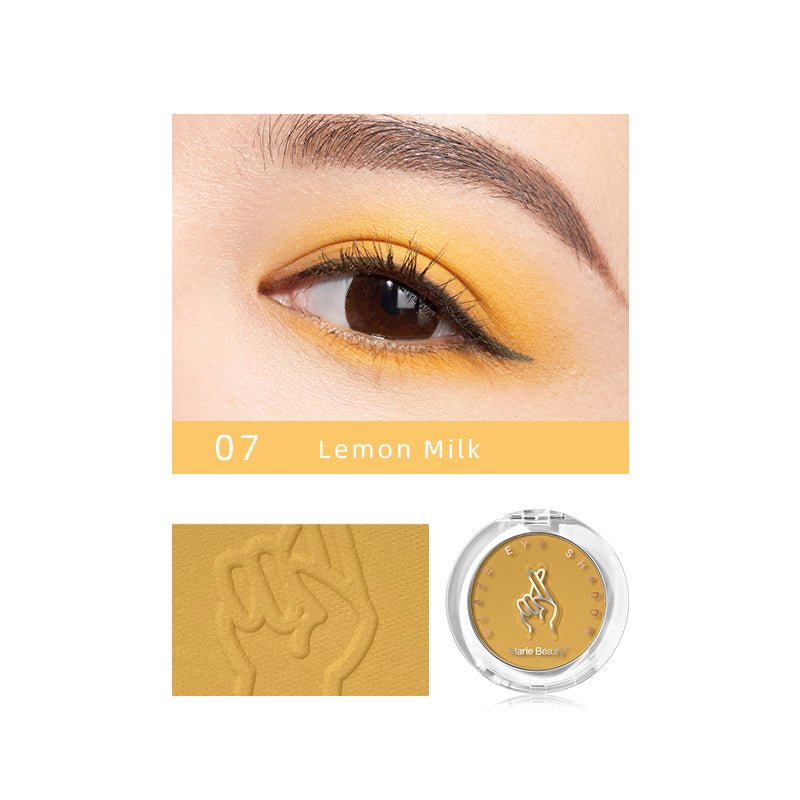 MARIEBEAUTY Glass Monochrome Eye Shadow - Long Lasting Shimmer Eyeshadow Palette for Day & Night Makeup - Perfect for Party, Wedding & Special Occasions