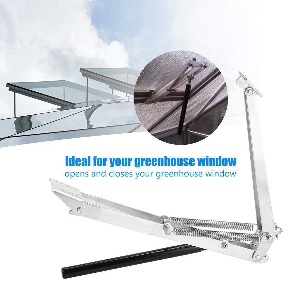 Solar-Powered Automatic Greenhouse Window Vent Opener - No Electricity Needed, Lifts 15 lbs for Hothouse & Cold Frame Gardening | Ideal for Energy-Efficient Plant Ventilation & Temperature Control