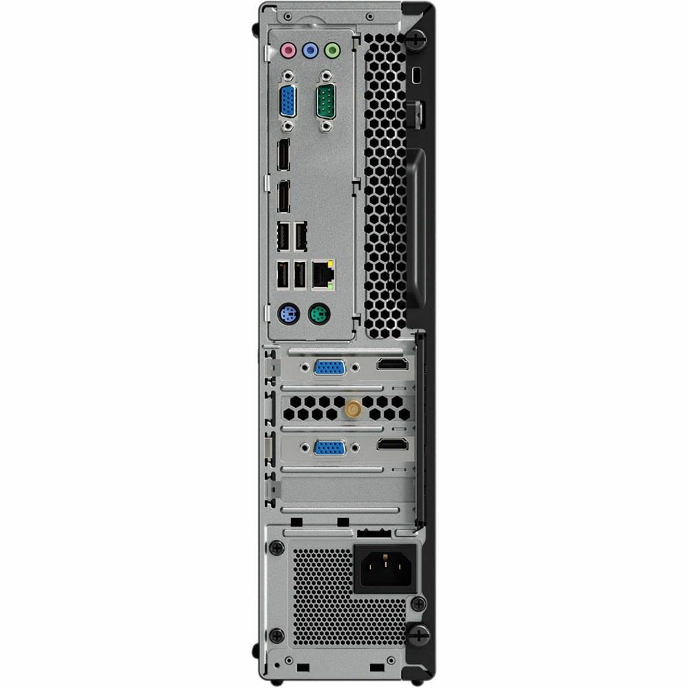 Lenovo ThinkCentre M710S SFF Desktop PC - Intel Core i7-7700 up to 4.2GHz, 32GB RAM, 1TB NVMe SSD + 2TB HDD, DVD-RW, Windows 10 Pro (Renewed) - Perfect for Home Office, Business & Gaming