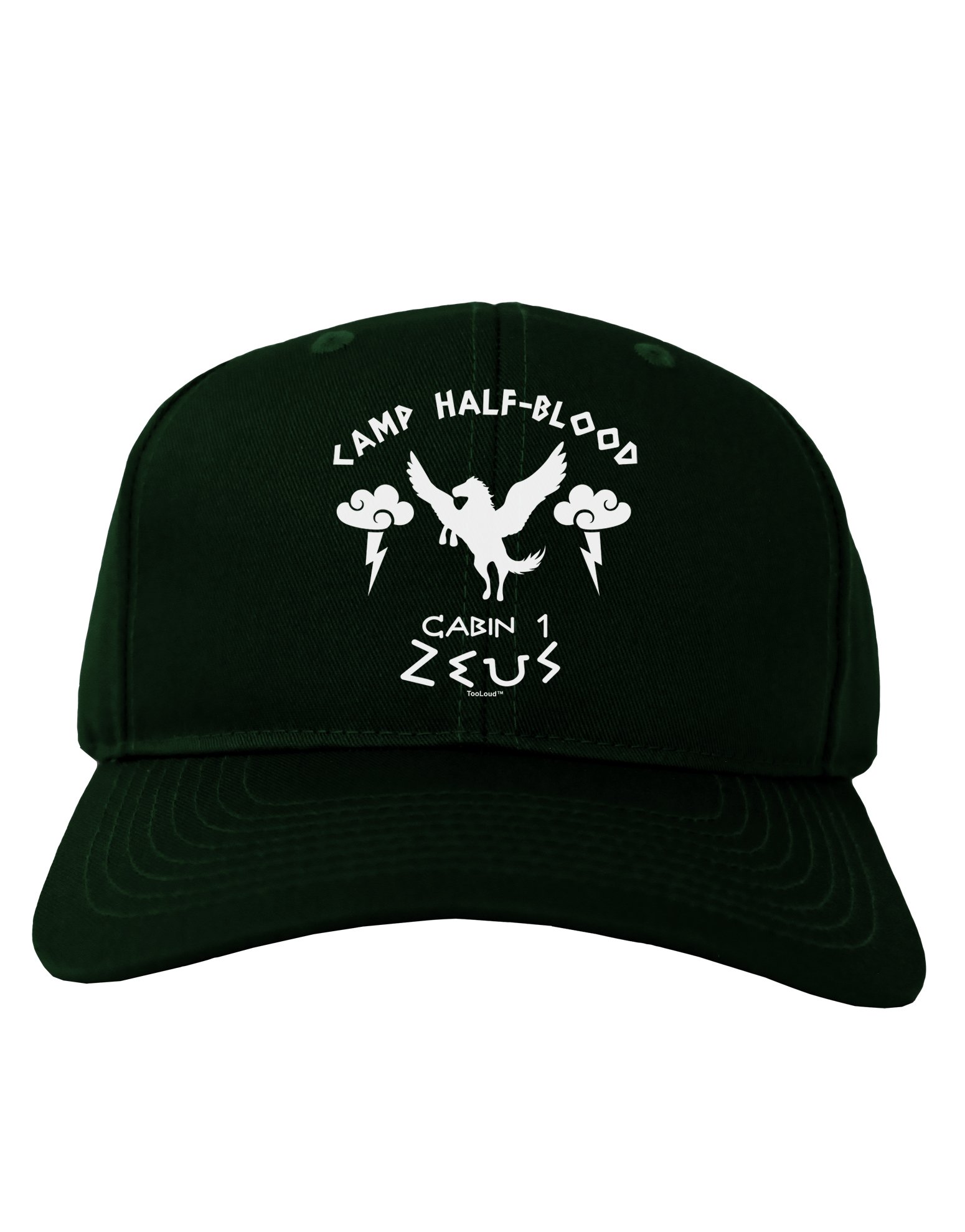 Zeus Adult Baseball Cap - Camp Half Blood Cabin 1 Hat for Outdoor Fans