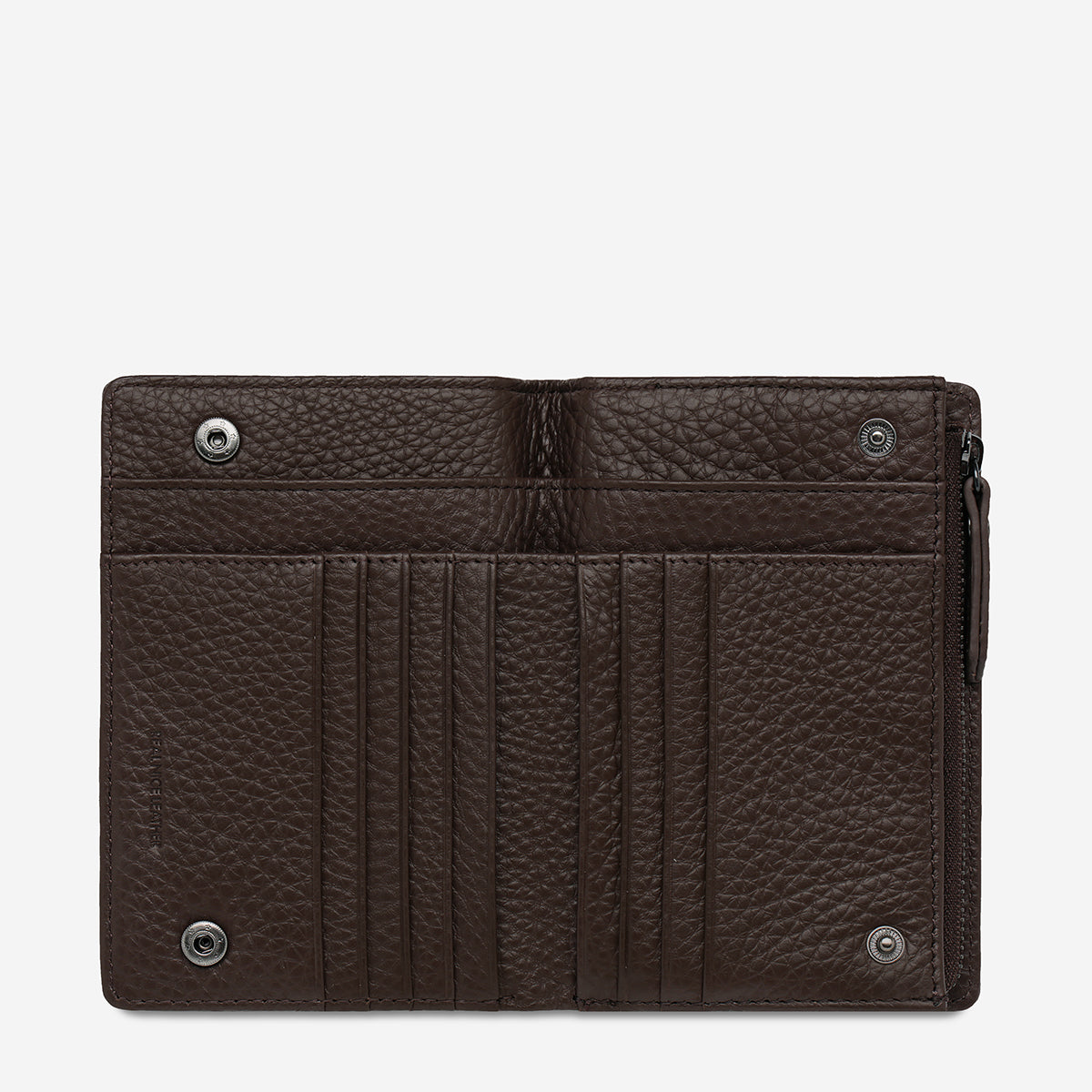Insurgency Wallet - Slim RFID Blocking Leather Wallet for Men - Cocoa Brown | Perfect for Travel, Business & Everyday Use