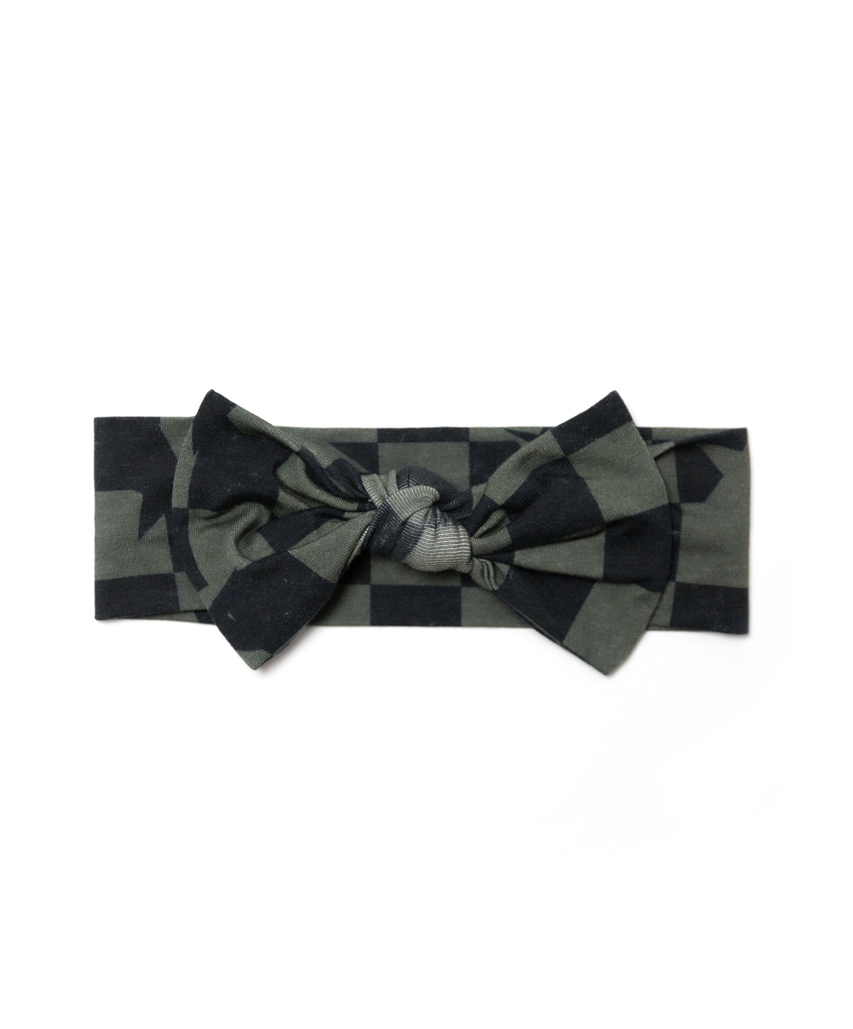 Olive Checkered Star Headband Bow - Stylish Hair Accessory for Women & Girls | Perfect for Parties, Weddings, and Everyday Fashion